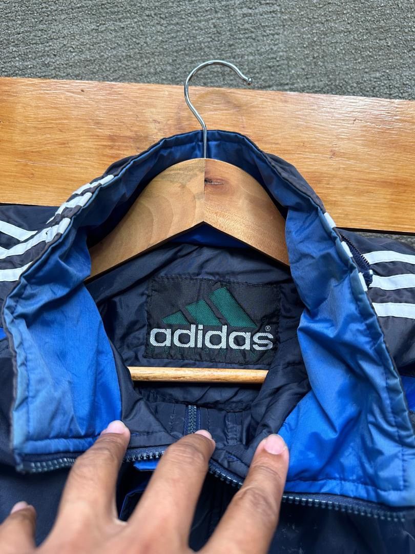 Adidas VINTAGE ADIDAS SPELLOUT WINDBREAKER JACKET Size US XXL / EU 58 / 5 - 4 Thumbnail