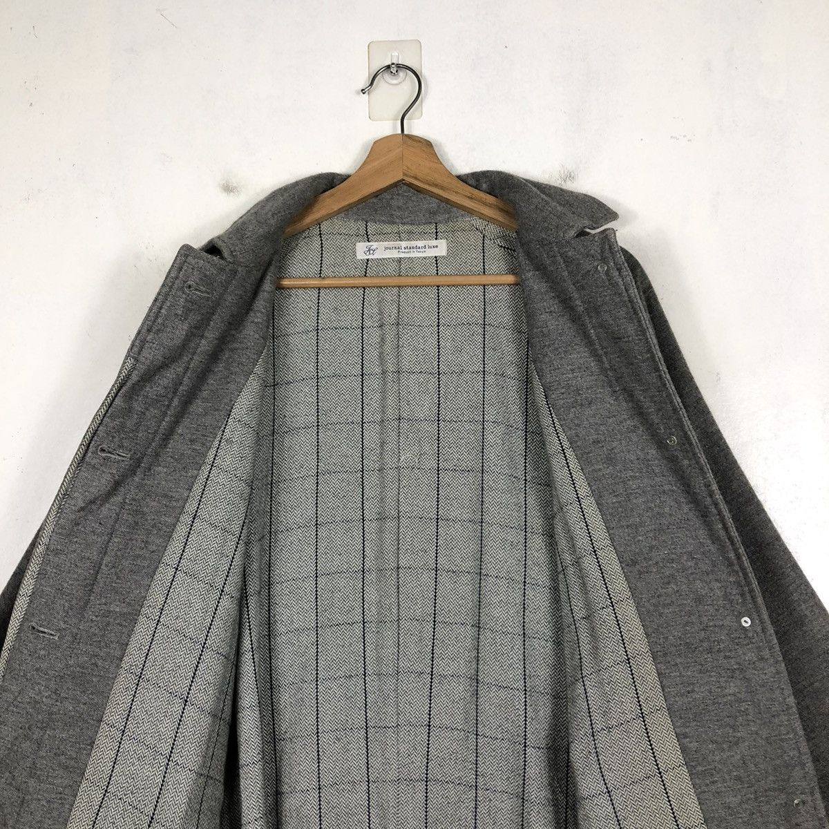 Japanese Brand × Vintage 📌VINTAGE OVERSIZED LONG JACKET JOURNAL STANDARD BLANKET Size US L / EU 52-54 / 3 - 15 Thumbnail