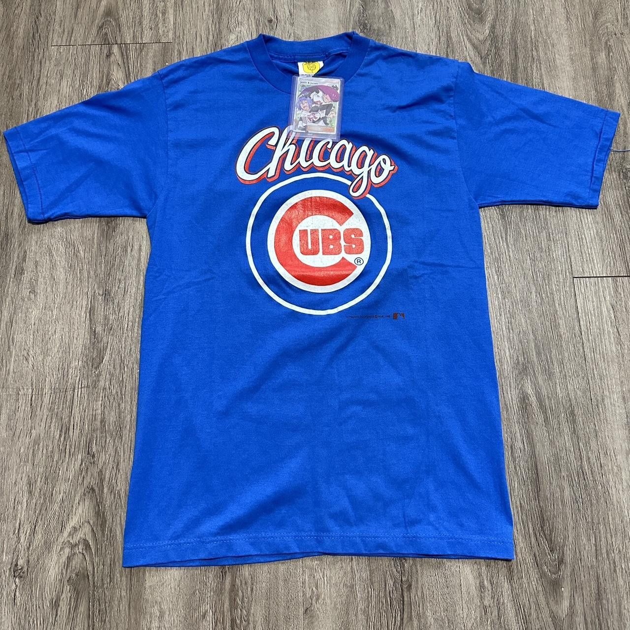 MLB Vintage 1989 Chicago Cubs MLB graphic sports tee shirt Size US L / EU 52-54 / 3 - 1 Thumbnail