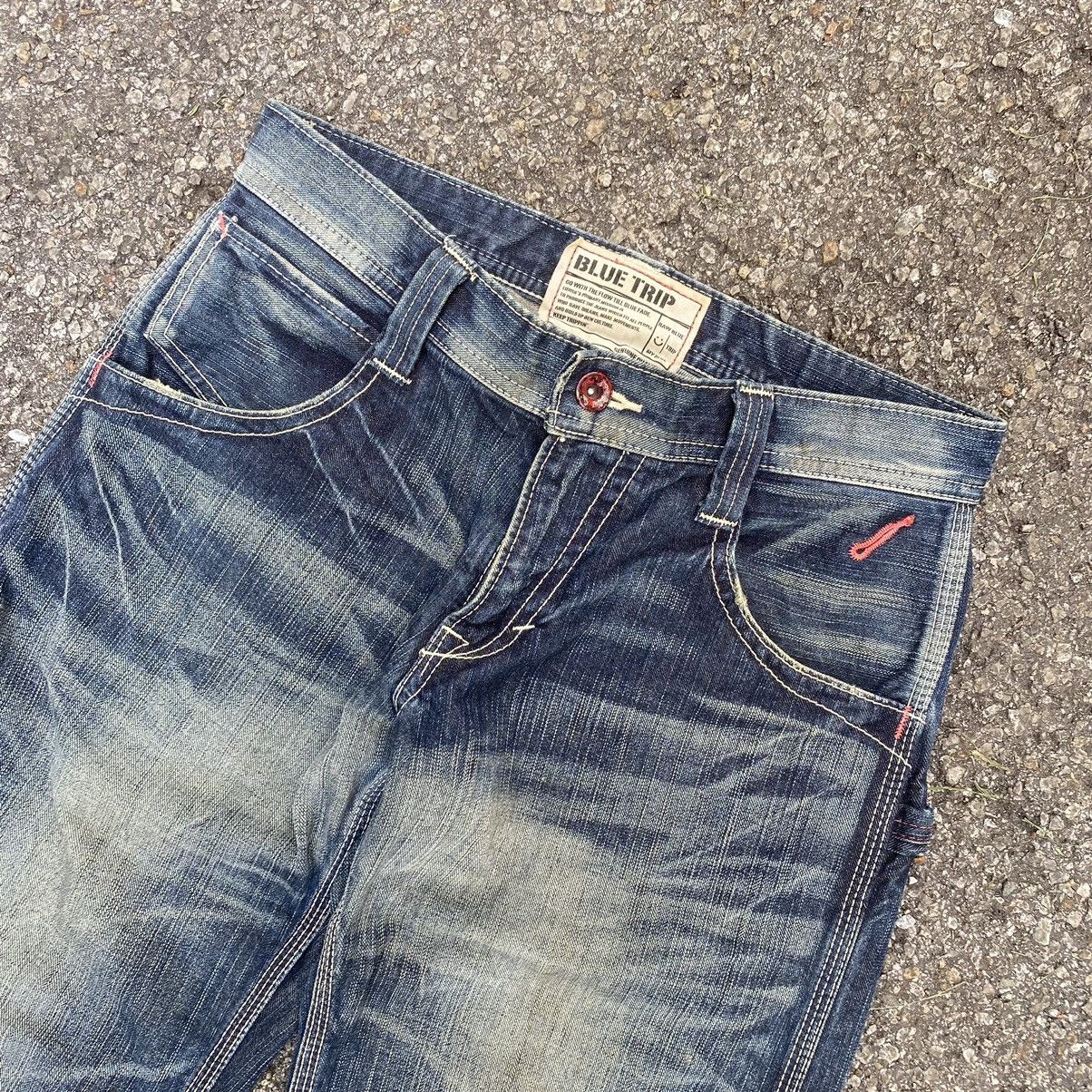 Edwin Jorts Shorts Denim Edwin 503 Blue Trip Jeans Size US 30 / EU 46 - 5 Thumbnail