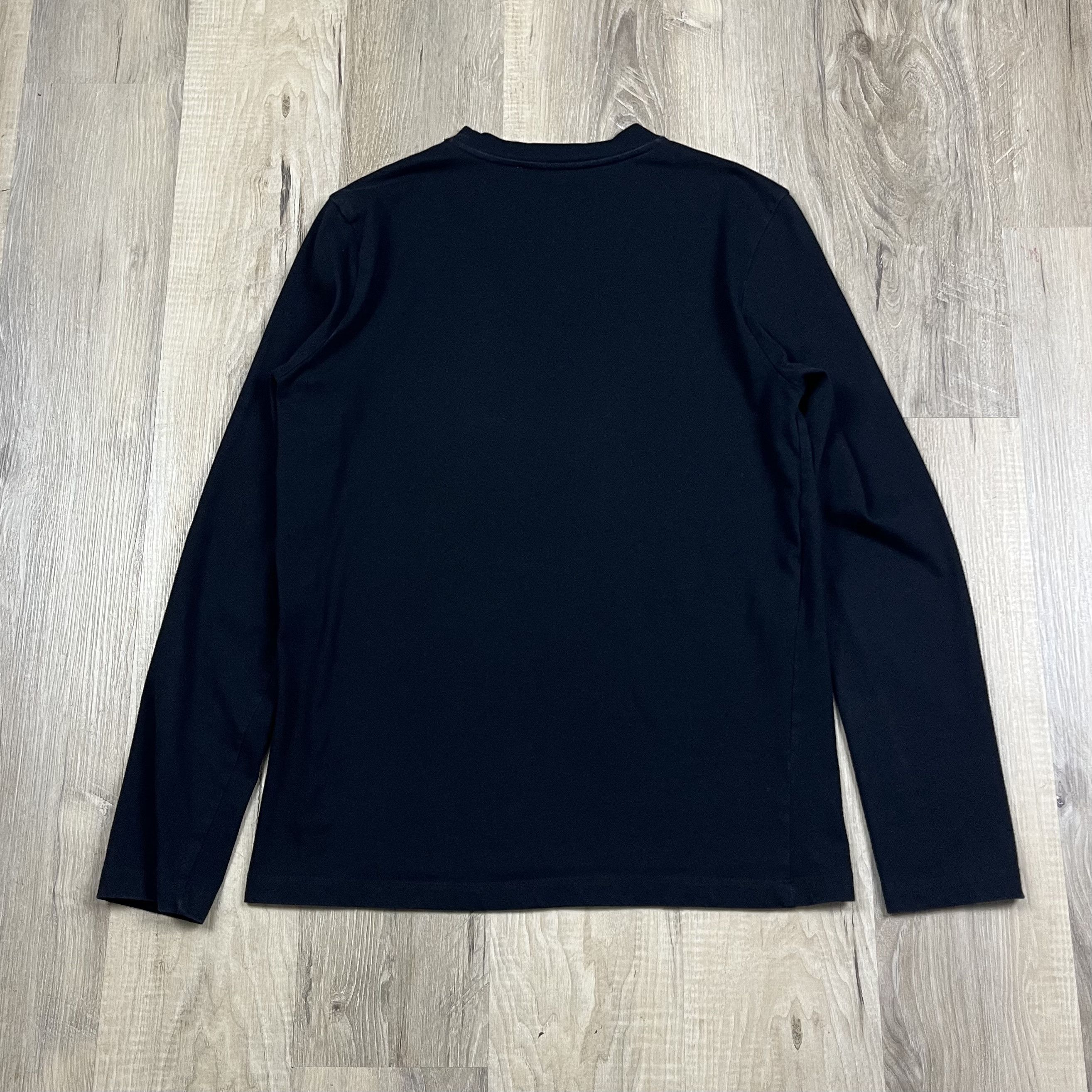 Alexander McQueen Alexander McQueen MCQ Black Longsleeve T-shirt Triangle Size US M / EU 48-50 / 2 - 4 Thumbnail