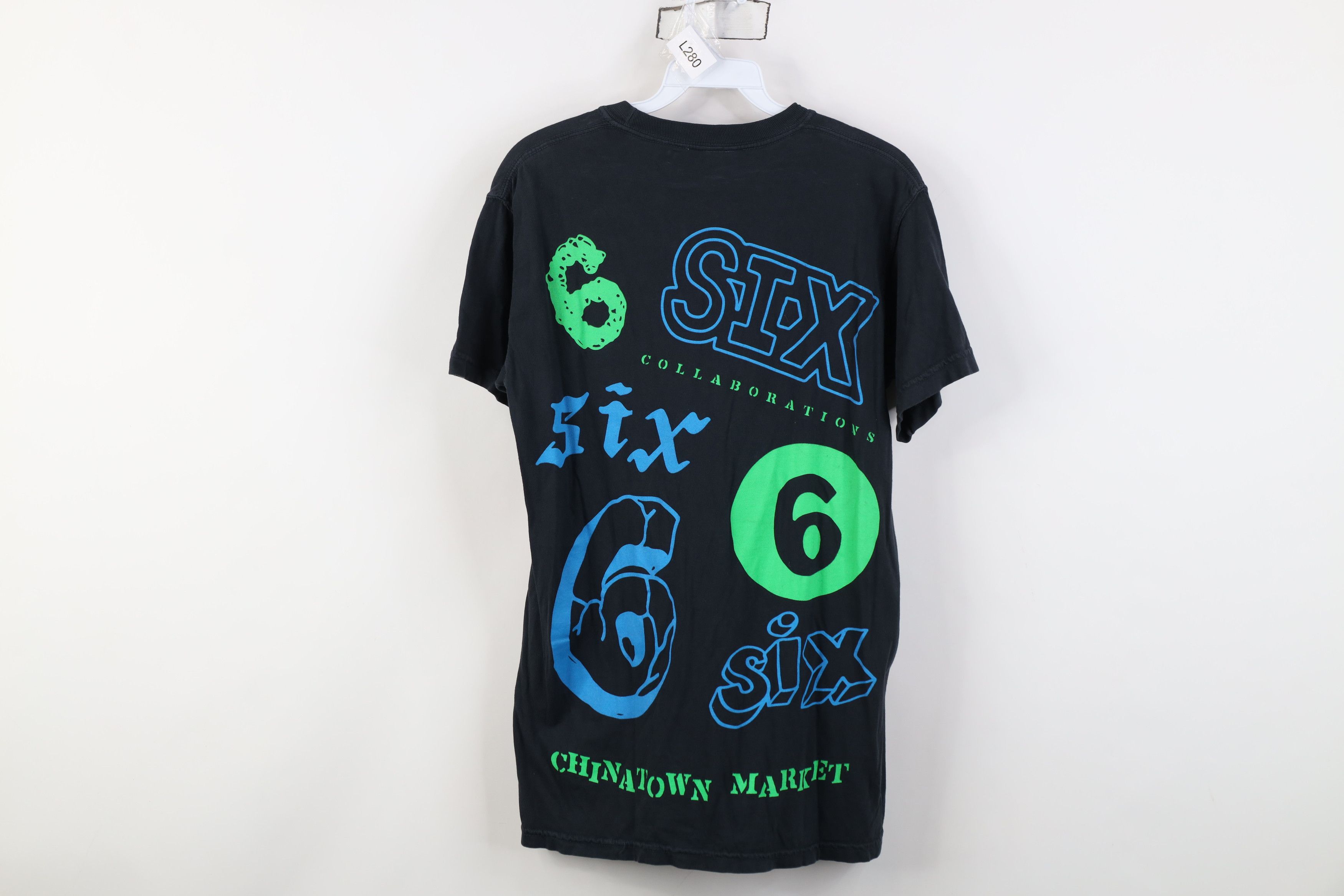 Vintage Ed Sheeran x Chinatown Market Six Short Sleeve T-Shirt Black Size US S / EU 44-46 / 1 - 14 Thumbnail