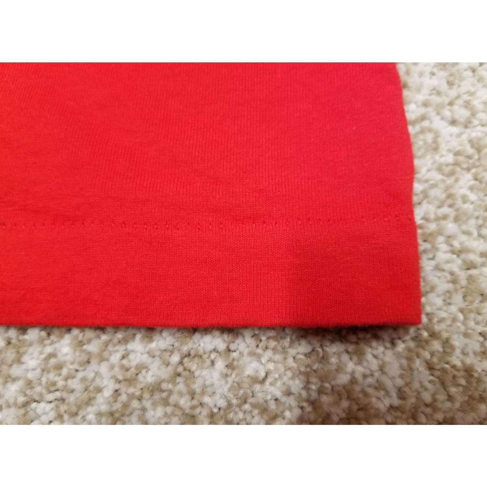 Fruit Of The Loom VINTAGE Fruit of the Loom Shirt Men M Red Pocket Crewneck TEE Mostly Blank Single Stitch Size US M / EU 48-50 / 2 - 5 Thumbnail