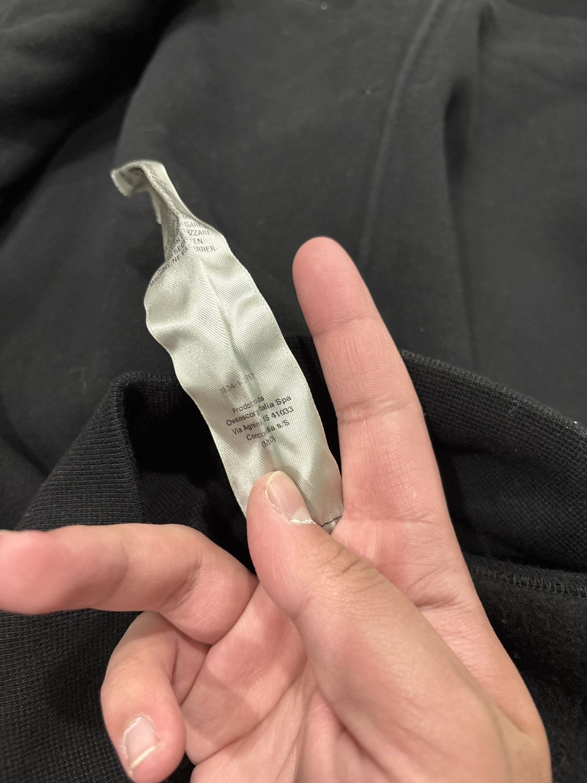 Rick Owens USED Rick Owens Porterville Hoodie Black Pearl Size Small Size US S / EU 44-46 / 1 - 5 Thumbnail