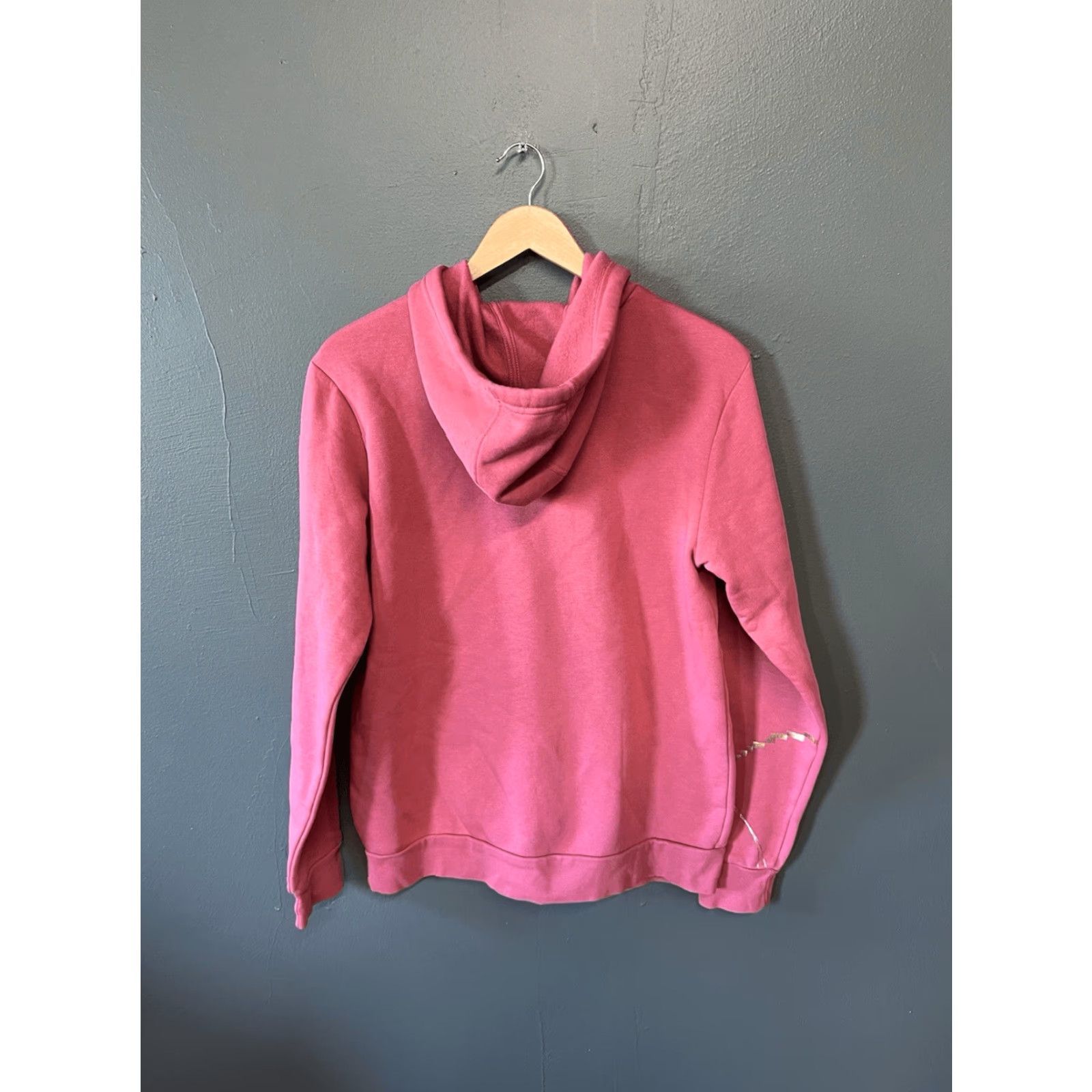 Adidas Adidas Womens Pink Pullover Hooded Sweatshirt Size M Sweatshirt Hoodie Pink Womens M Size M / US 6-8 / IT 42-44 - 2 Thumbnail