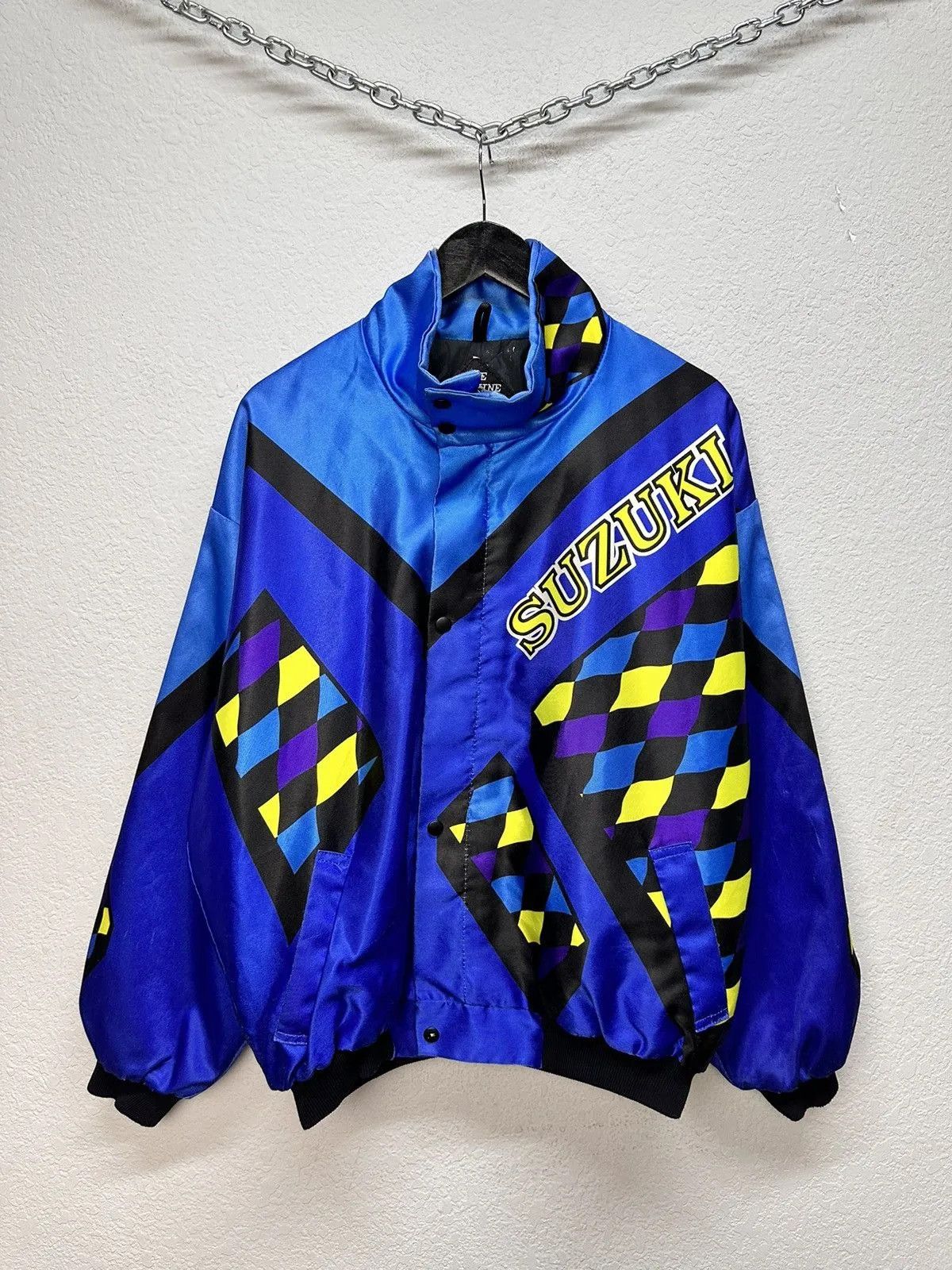Harley Davidson Racing Jacket Moto Vodafone F1 Nascar Leather Red Bull Lucky Size US XL / EU 56 / 4 - 3 Thumbnail