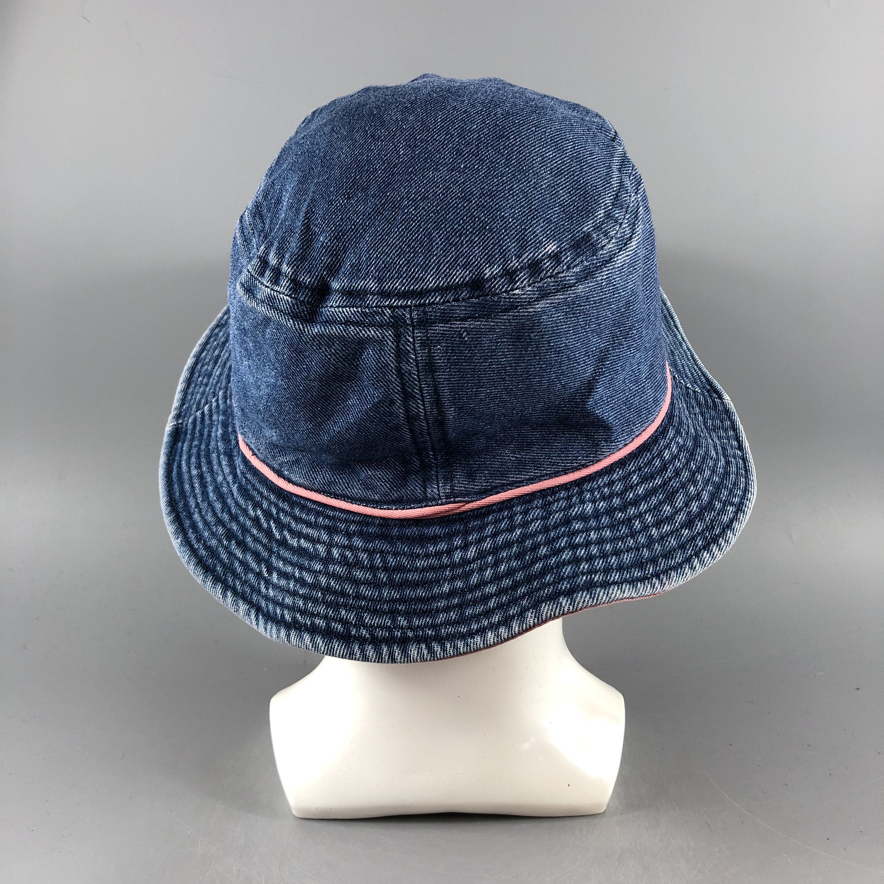 Vintage Womens Denim Bucket Hats -D687 Size ONE SIZE - 3 Thumbnail