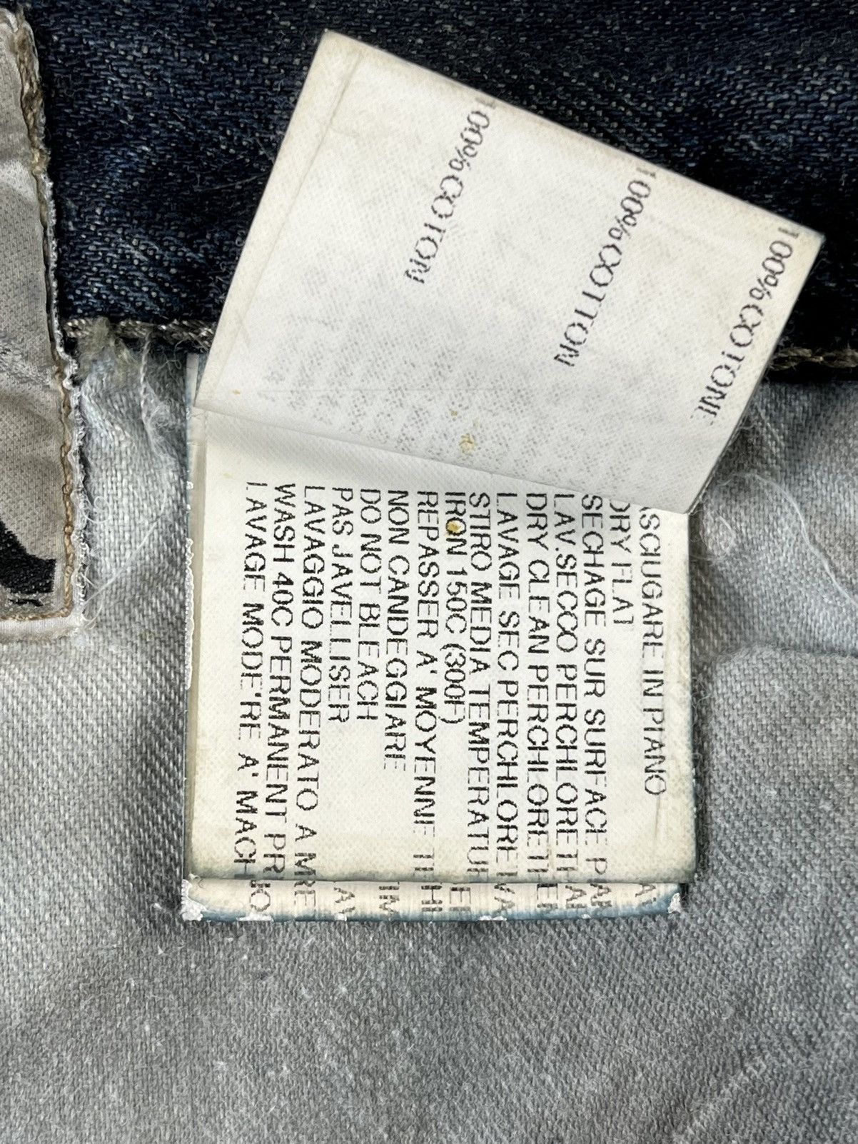 Rick Owens FW08 Rick Owens Banana Cut Spiral Denim Jeans Dust Acid Size US 30 / EU 46 - 22 Thumbnail