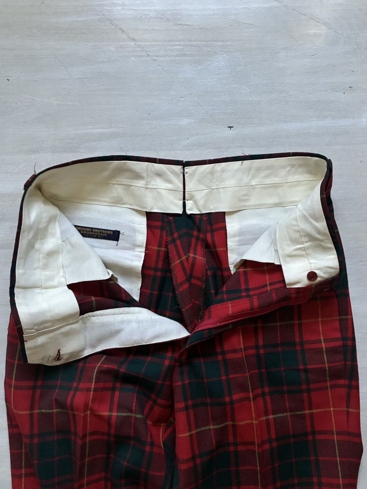 Brooks Brothers 70s Brooks Brothers Plaid Trousers Size US 32 / EU 48 - 3 Thumbnail