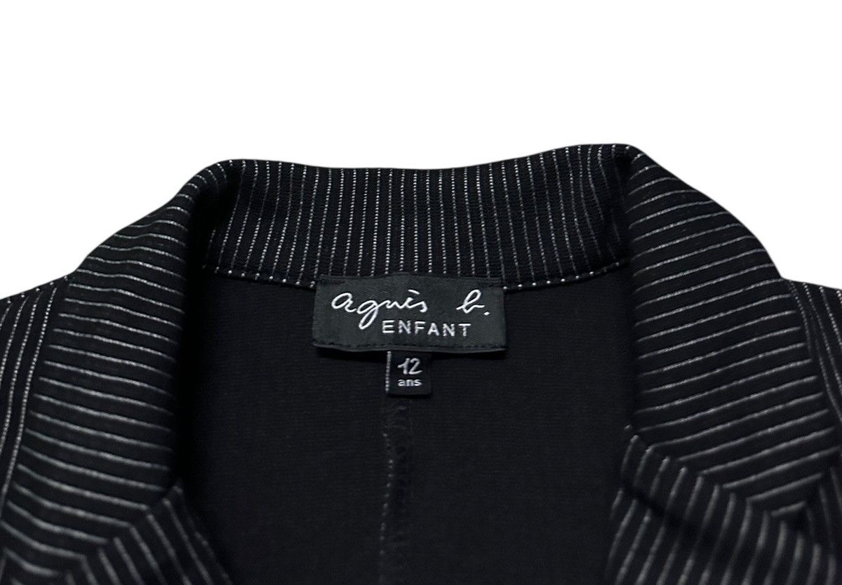agnes b. agnès b. ENFANT black pinstripe blazer Size XS / US 0-2 / IT 36-38 - 3 Thumbnail