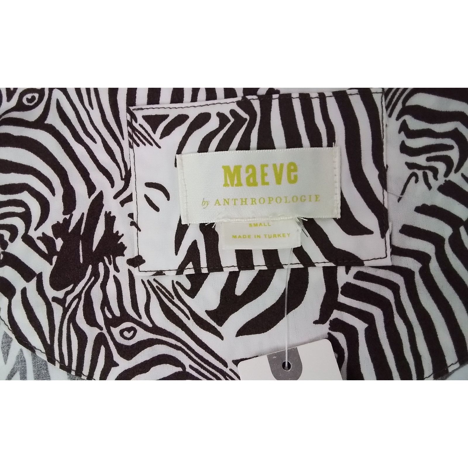 Anthropologie Anthropologie Maeve Dress Women's Small Zebra Print NWT Size S / US 4 / IT 40 - 5 Thumbnail