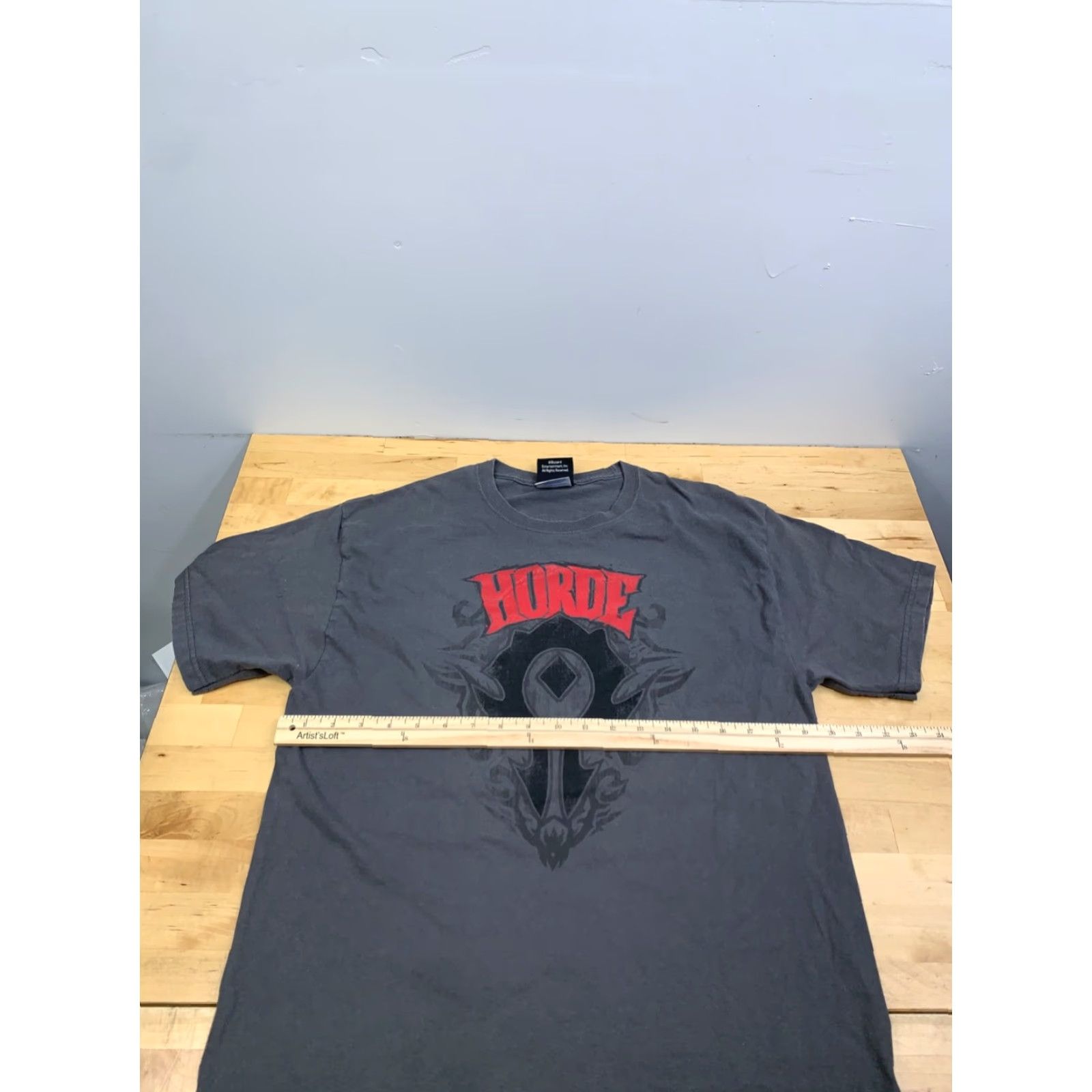 Vintage VINTAGE Blizzard World of Warcraft Horde Shirt Mens L Gray Video Game Y2K 12666 Size US L / EU 52-54 / 3 - 6 Thumbnail