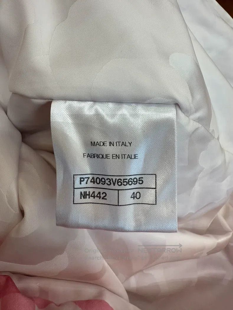 Chanel Chanel Pink plaid logo jacket Size S / US 4 / IT 40 - 6 Thumbnail