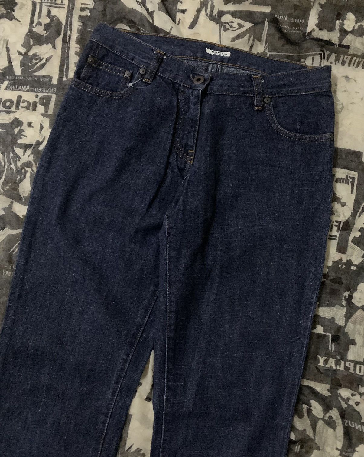 Miu Miu 💥Miu Miu Italy Flare Denim Size 27" / US 4 / IT 40 - 2 Thumbnail