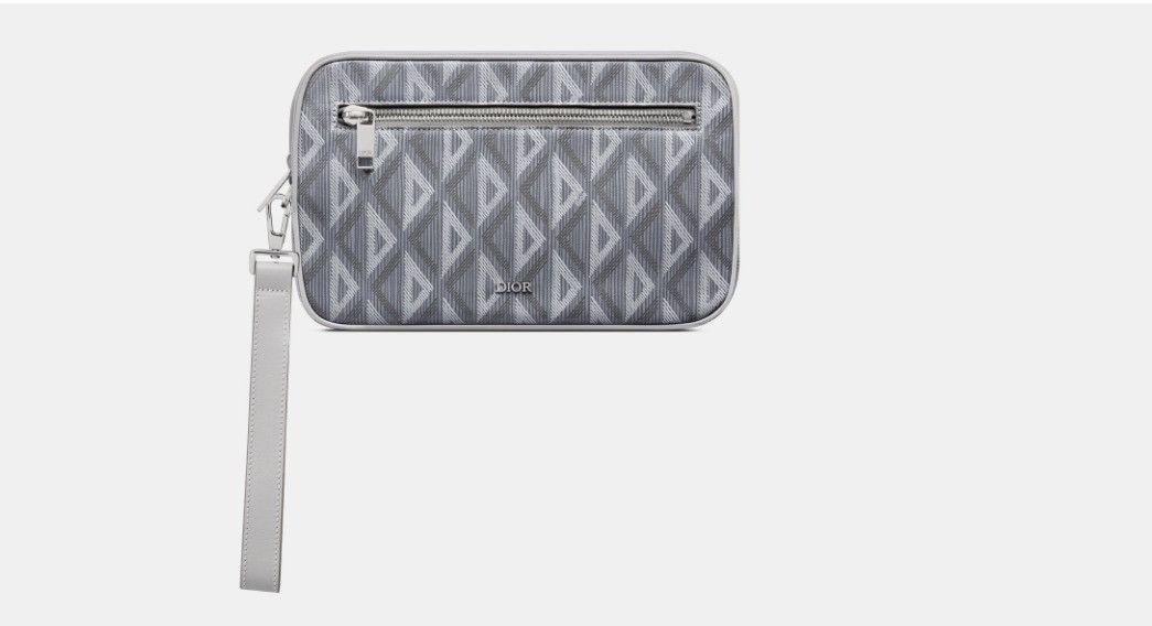 Dior o1w1db10325 2ESCA3 Size: OS / Toiletry Bag in Grey Size ONE SIZE - 1 Thumbnail