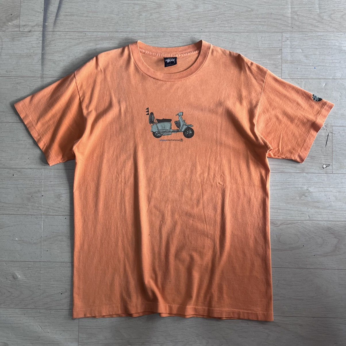 Stussy Vintage stussy lambretta tshirt Size US L / EU 52-54 / 3 - 1 Thumbnail
