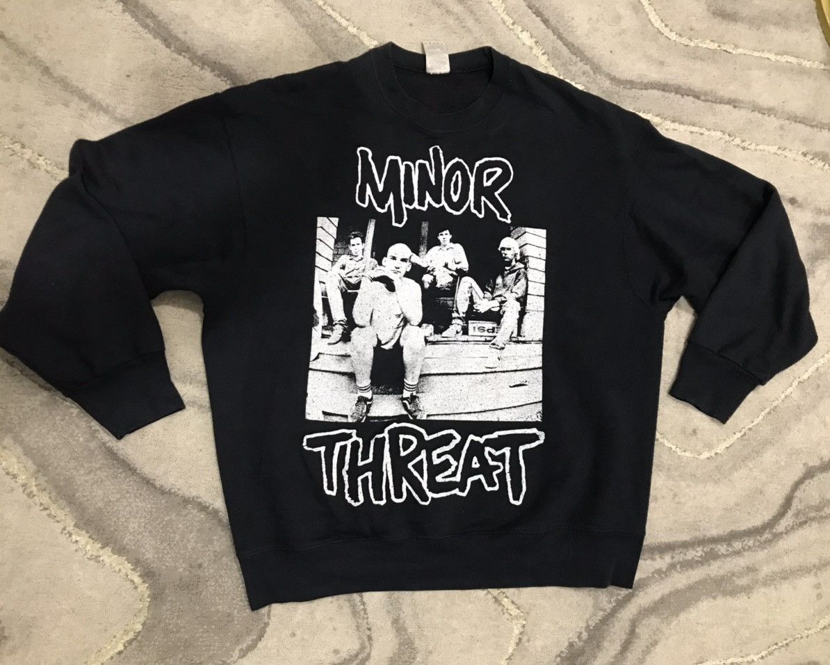 Band Tees × Fruit Of The Loom Minor threat sweatshirt Size US XL / EU 56 / 4 - 1 Thumbnail