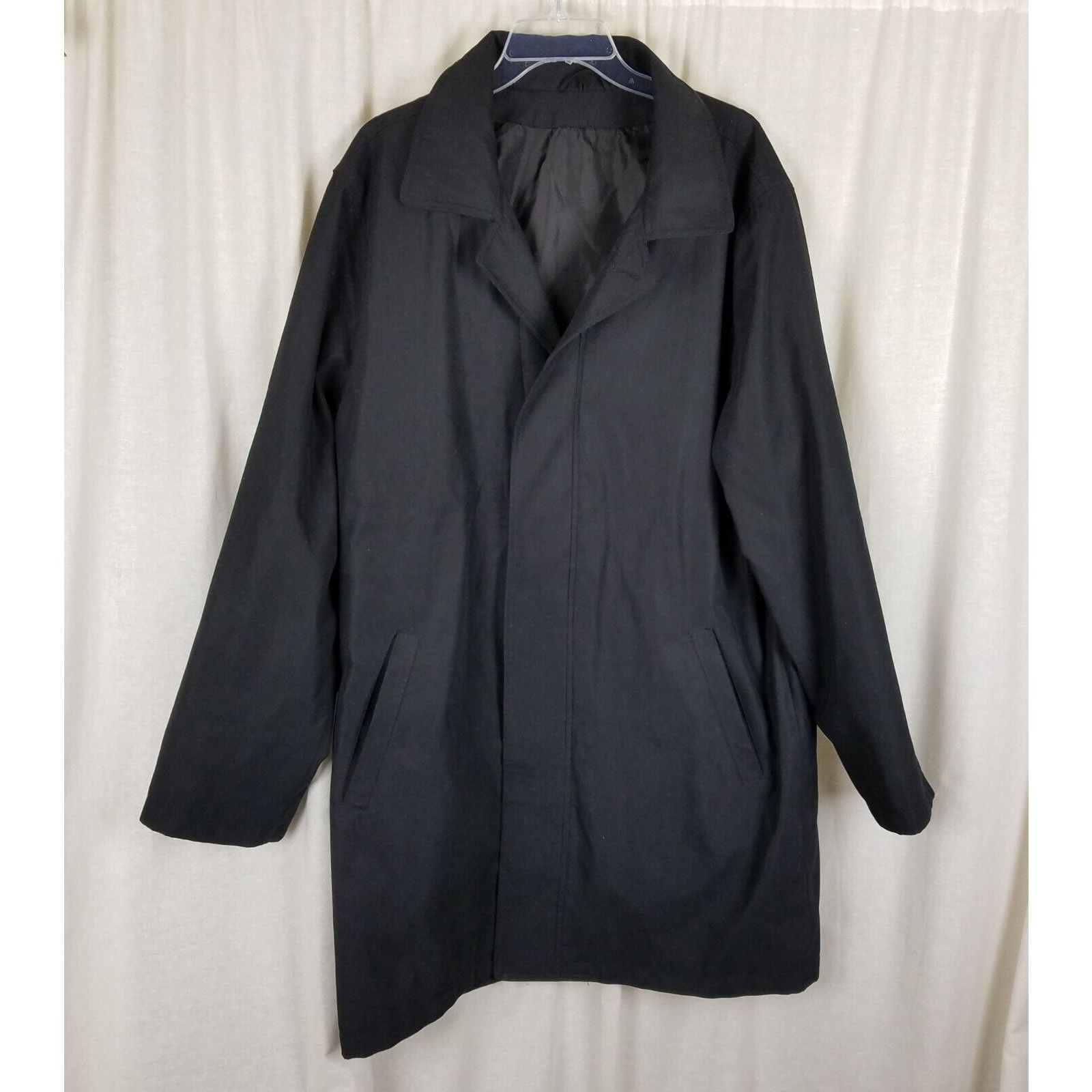 Chaps Vtg Chaps All Weather Trench Coat Placket Front Mens 44L Size US L / EU 52-54 / 3 - 1 Thumbnail