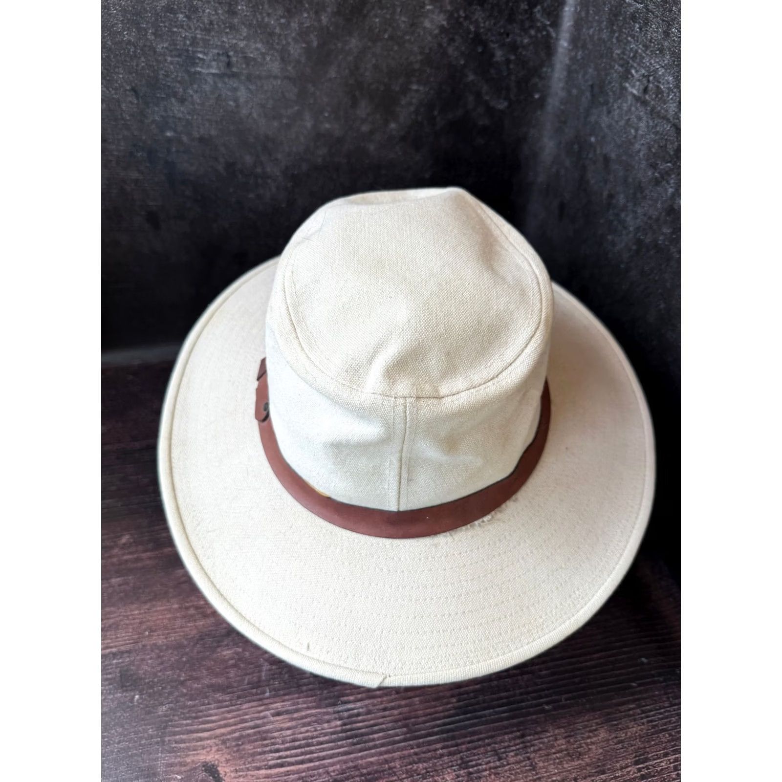 Vintage New York Hat& Cap co. White Bucket Traveller Hat L 56cm Men Baseball Cap Buckets Hat Size ONE SIZE - 5 Thumbnail