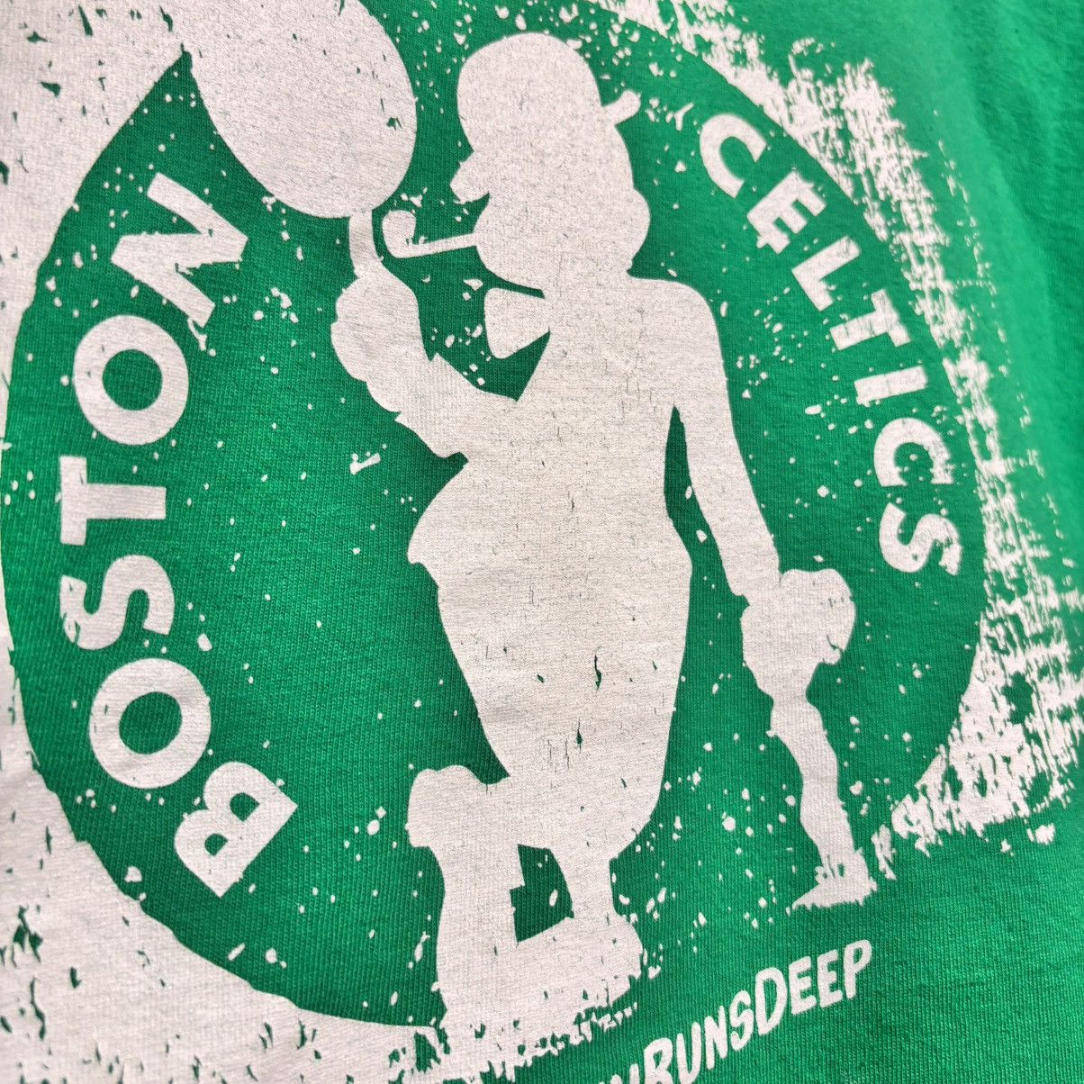NBA Boston Celtics #GreenRunsDeep T-Shirt Game TD Garden 2014 Size US XL / EU 56 / 4 - 4 Thumbnail