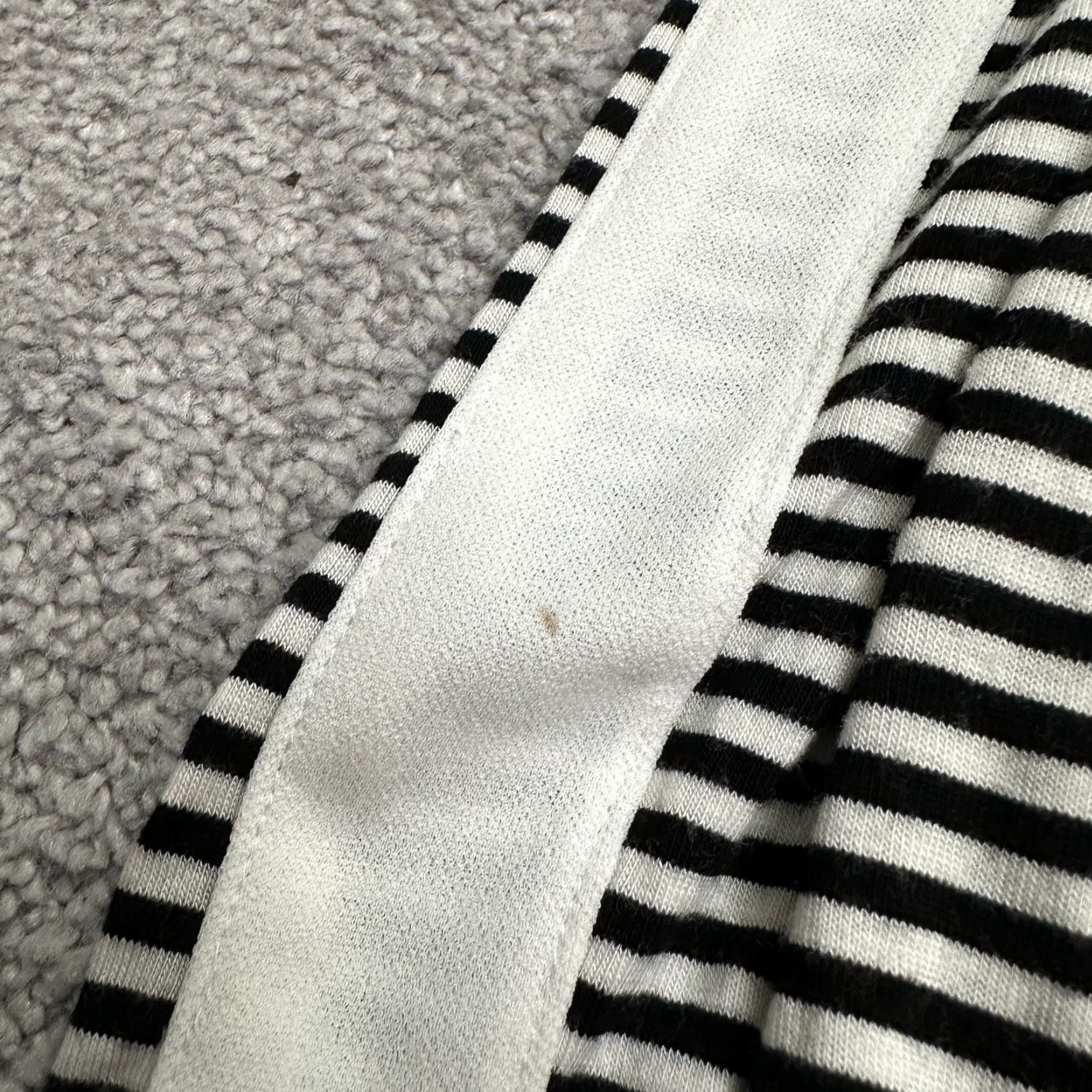 AQUA Aqua Dress Womens Large Black White Stripe Midi Bodycon Sleeveless Knit Polyester Rayon Spandex Casual 90s? (note: ensure no new info) Size L / US 10 / IT 46 - 4 Thumbnail