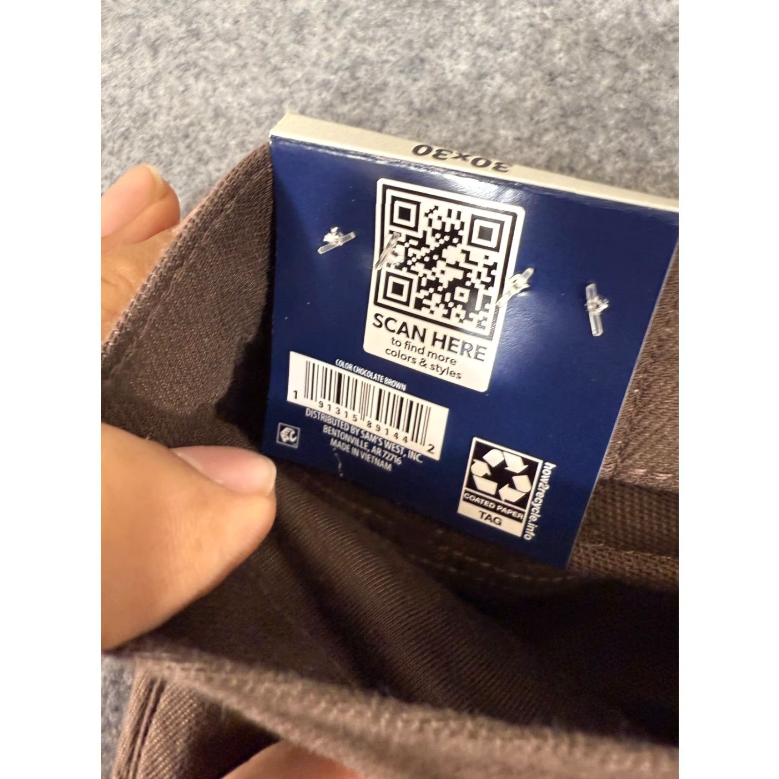 Lands' End Lands' End Knit Twill 5 Pocket Chino Pants Mens 30X30 Brown Stretch Straight NWT Size US 30 / EU 46 - 7 Thumbnail
