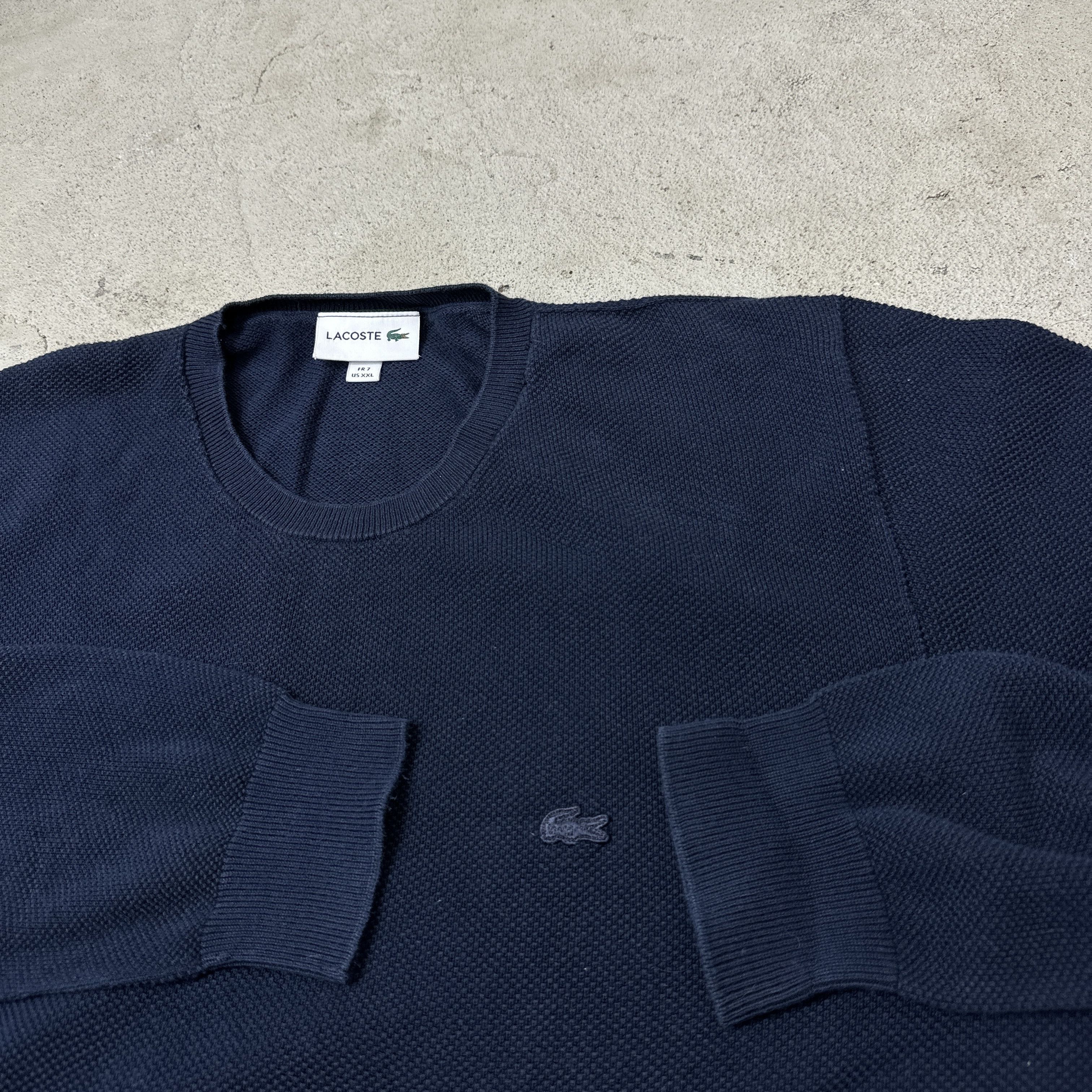 Lacoste Vintage Streetwear Skater Hip Hop Lacoste Sweatshirt Y2K Size US XXL / EU 58 / 5 - 3 Thumbnail