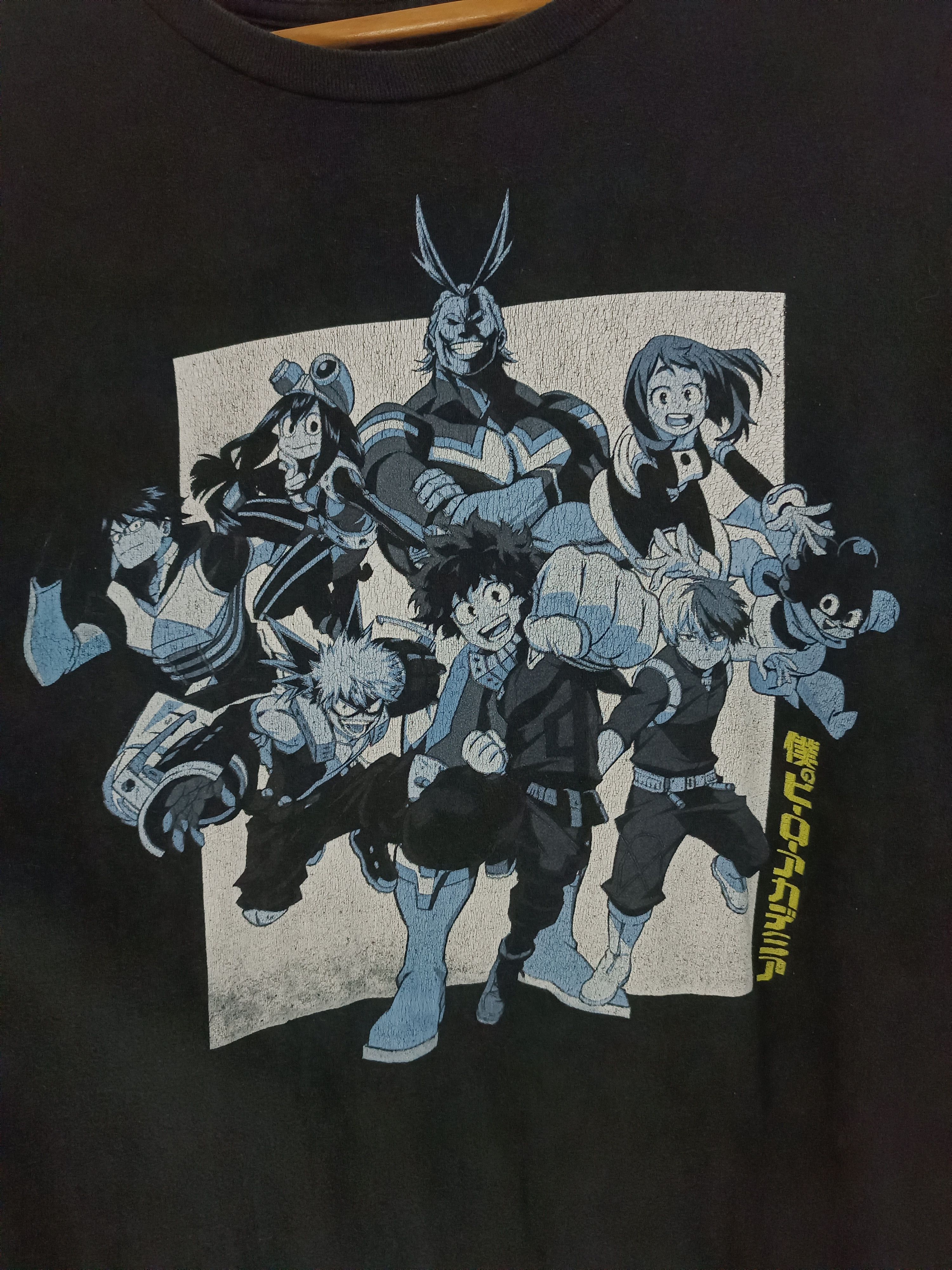 Anime VINTAGE MY HERO ACADEMIA DEKU ALL MIGHT TEAM jujutsu bleach Size US XL / EU 56 / 4 - 10 Thumbnail