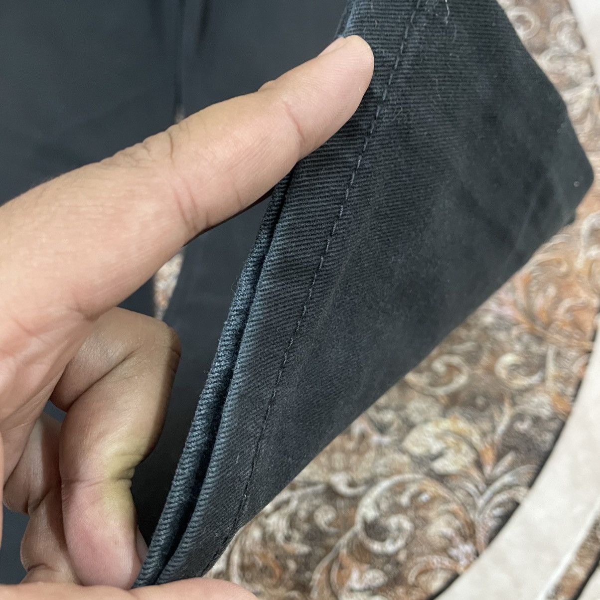 Levi's Vintage Clothing 🔥Vintage Levis 505 Super Black Straight Distress Denim Jeans Size US 35 - 8 Thumbnail