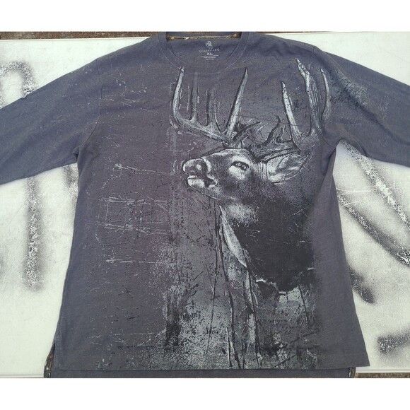 Cabelas Y2k Legendary Whitetails Deer Trust Your Instincts Shirt Size US XL / EU 56 / 4 - 2 Thumbnail
