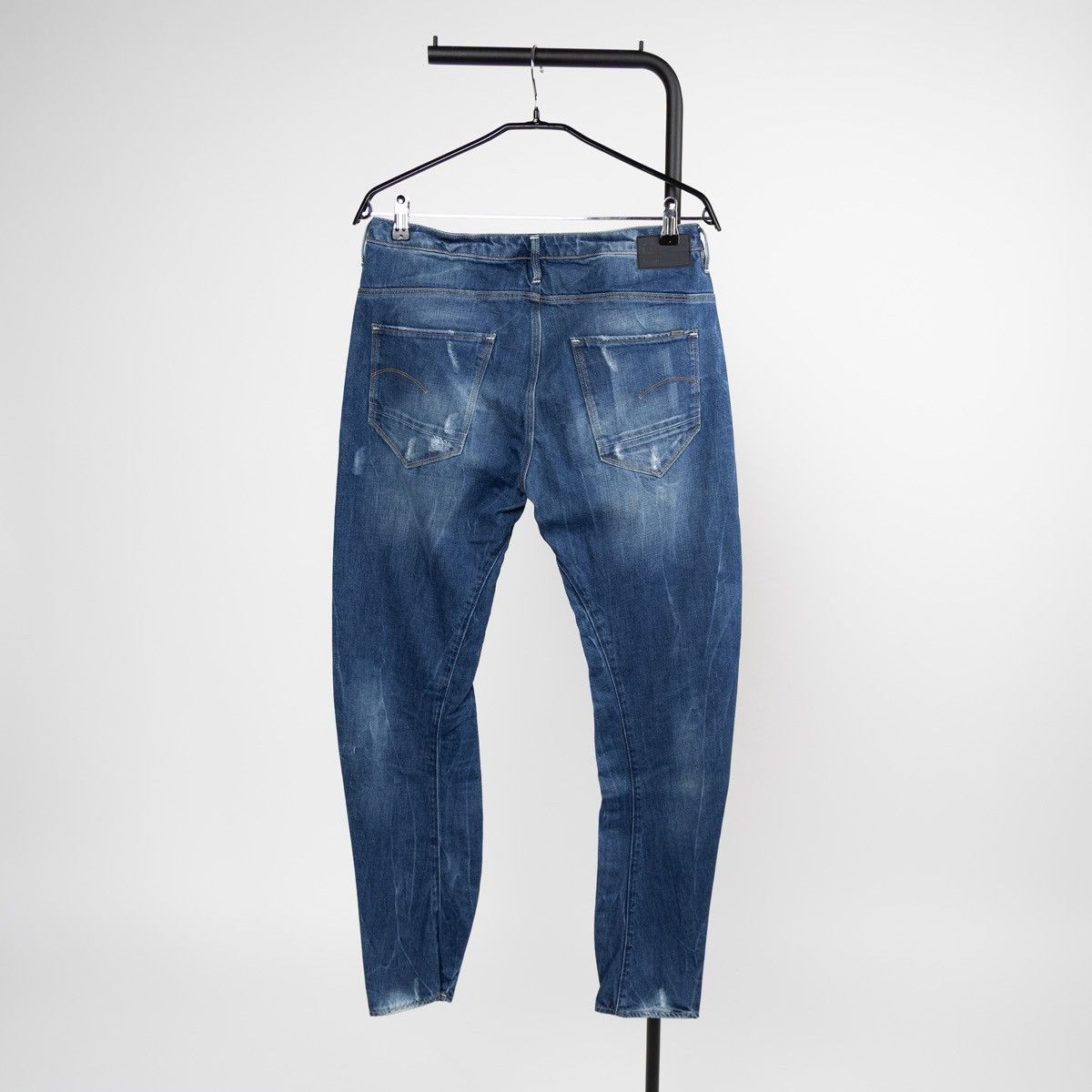 G-Star G-Star Raw Arc 3D Low Boyfriend Womens Blue Jeans Distressed Size 30" / US 8 / IT 44 - 5 Thumbnail