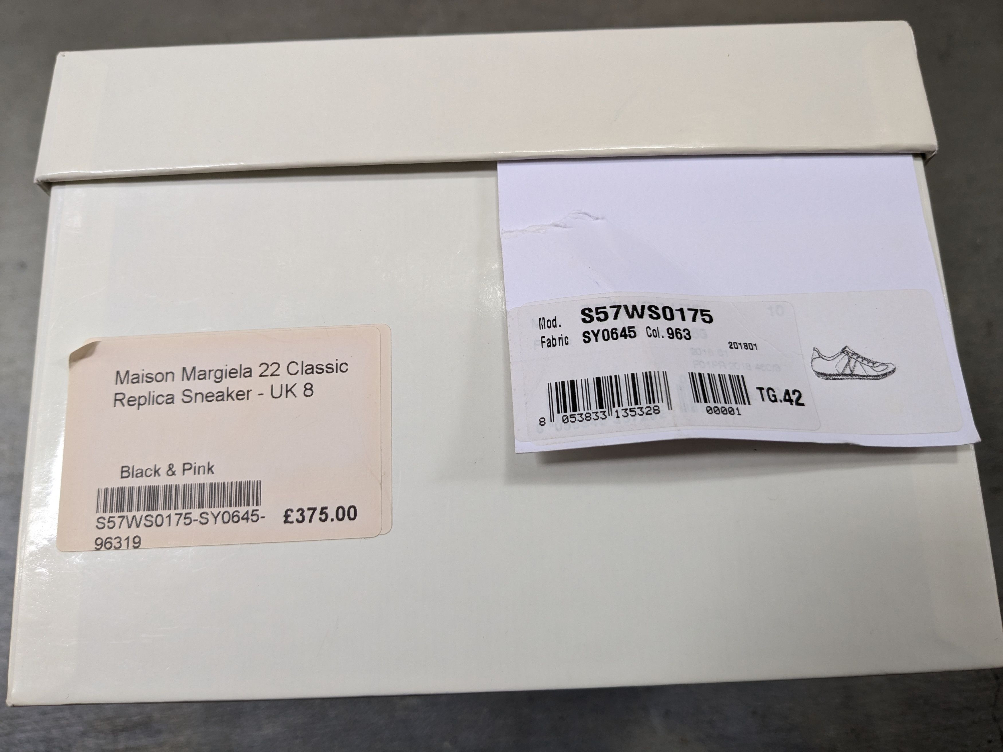 Maison Margiela Maison Margiela GAT Replica Black Orange 9 42 Leather Size US 9 / EU 42 - 23 Thumbnail