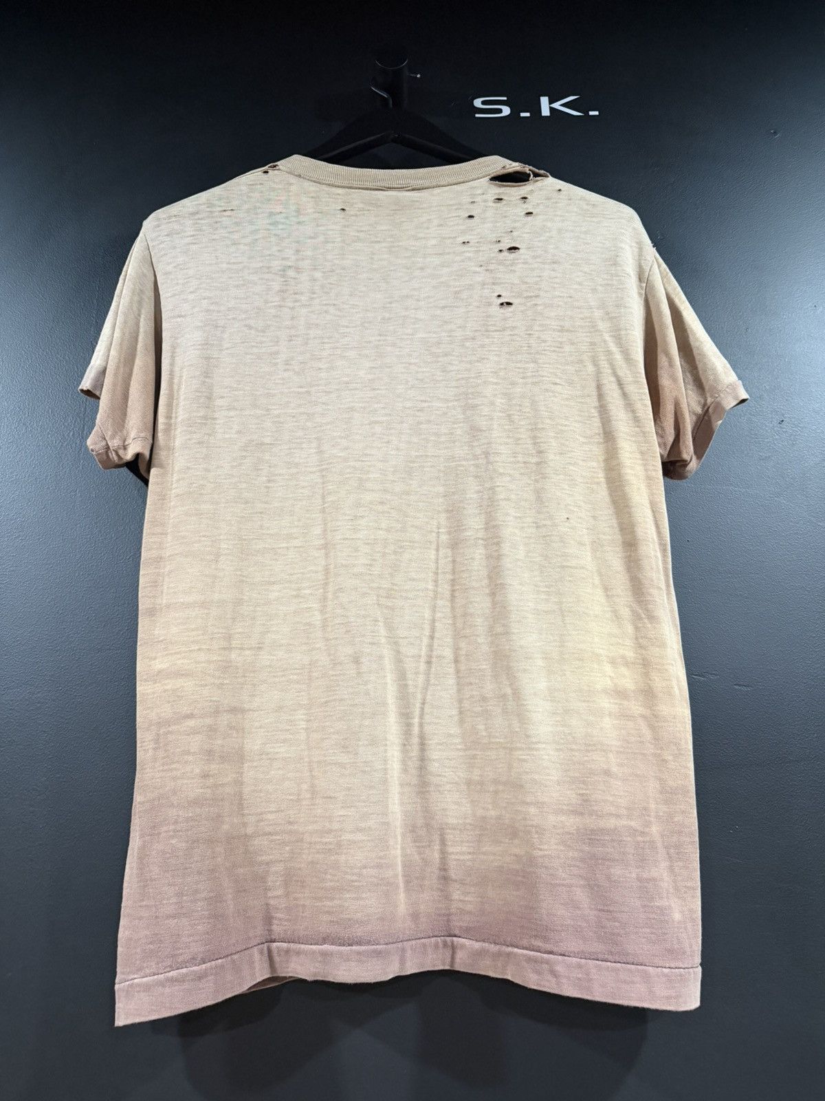 Vintage 1970s Vintage Blank Single Stitch Sun Faded Distressed Tee M Size US M / EU 48-50 / 2 - 15 Thumbnail