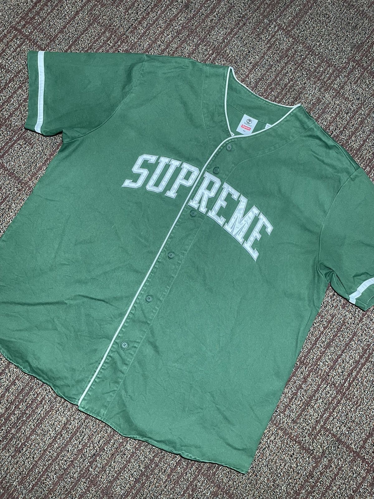 Supreme Supreme Timberland Baseball Jersey (XX-Large) Size US XXL / EU 58 / 5 - 1 Thumbnail
