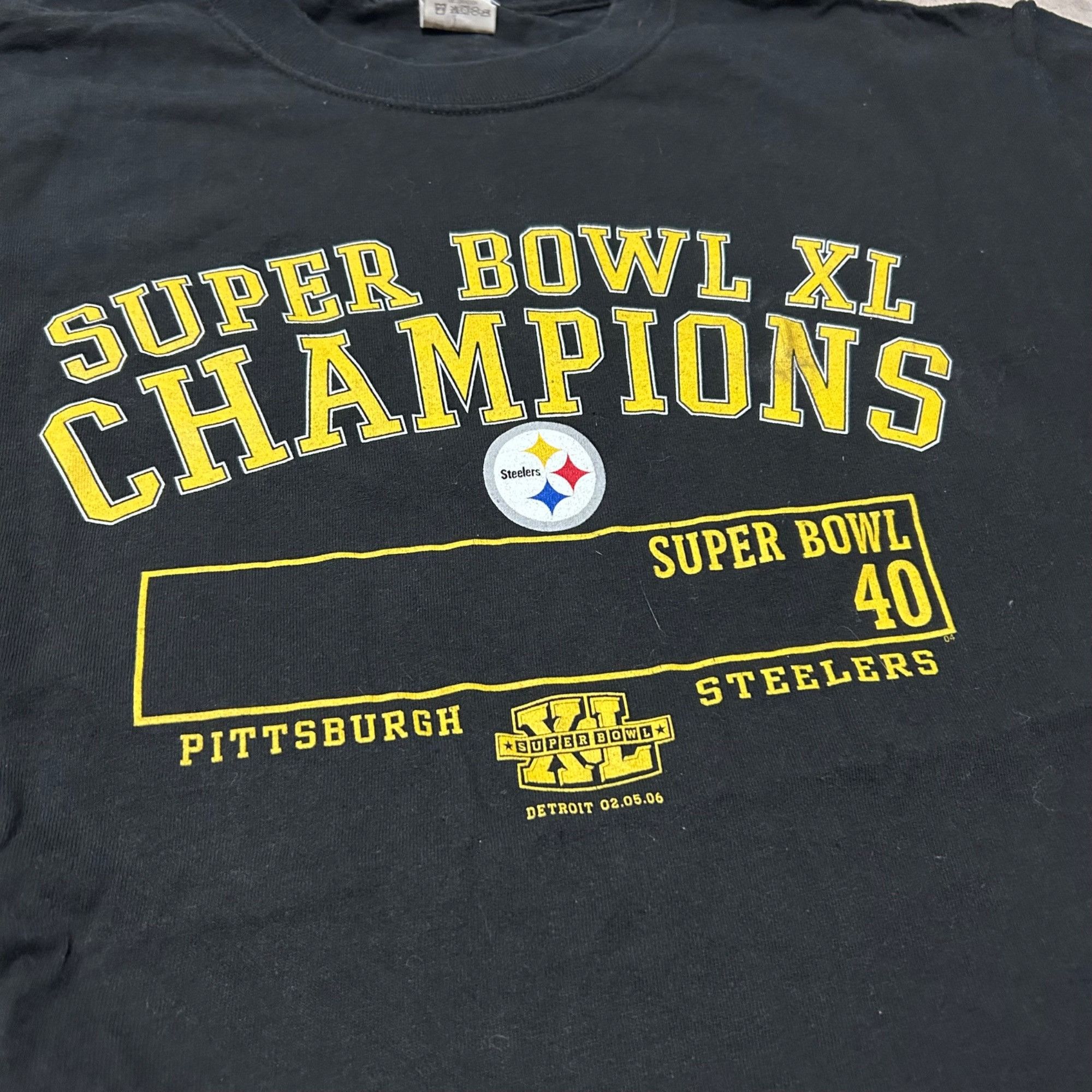 NFL Y2K NFL Steelers Super Bowl Champions Shirt Size US L / EU 52-54 / 3 - 2 Thumbnail
