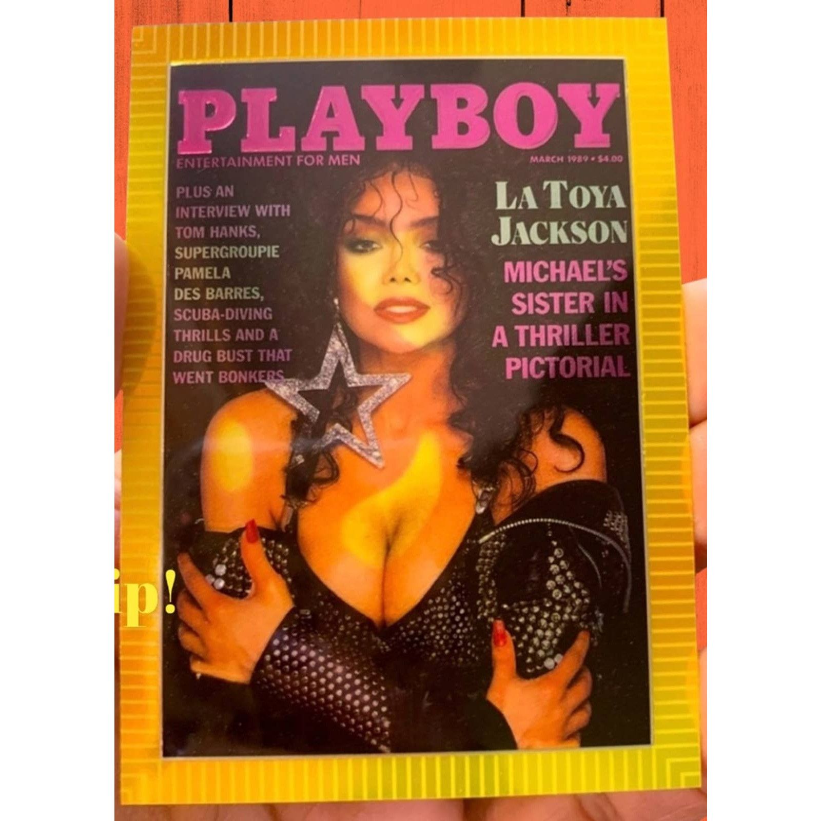 Playboy LaToya Jackson Playboy Chromium Cover Card | Grailed
