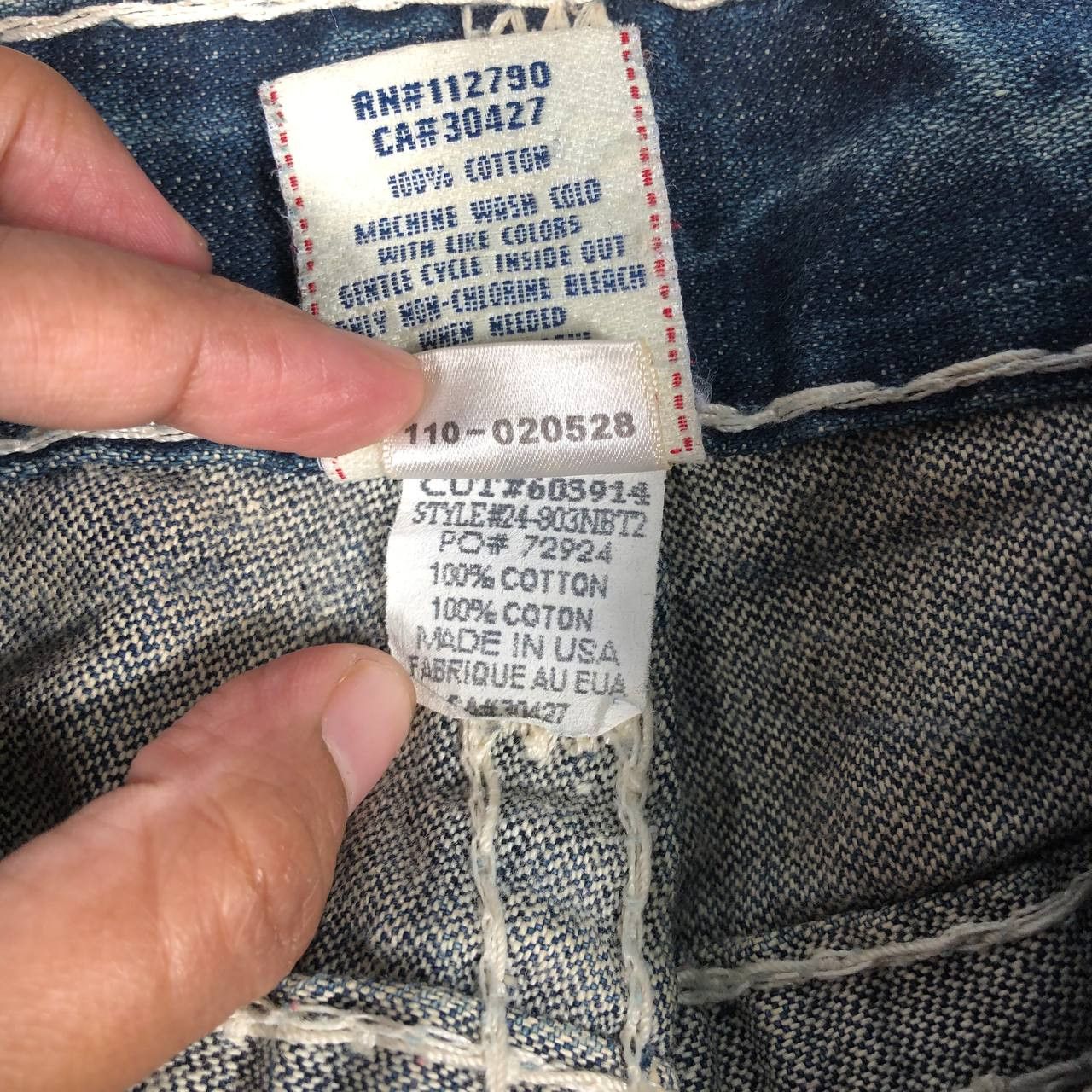 True Religion True Religion Women Joey Super T Jeans Size 34" / US 12 / IT 48 - 13 Thumbnail