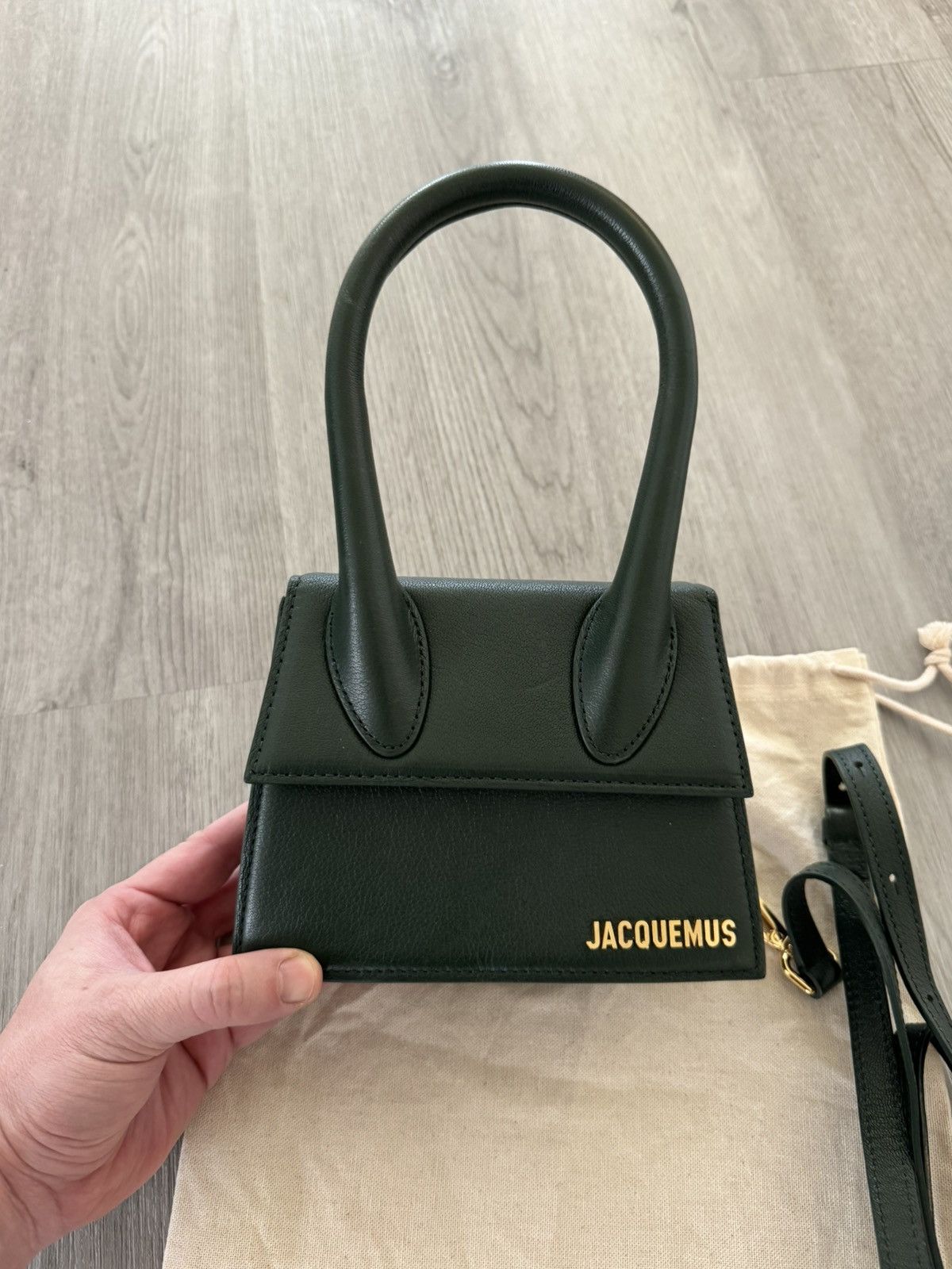 Jacquemus Jacquemus Chiquito Small Green Bag leather Size ONE SIZE - 2 Thumbnail