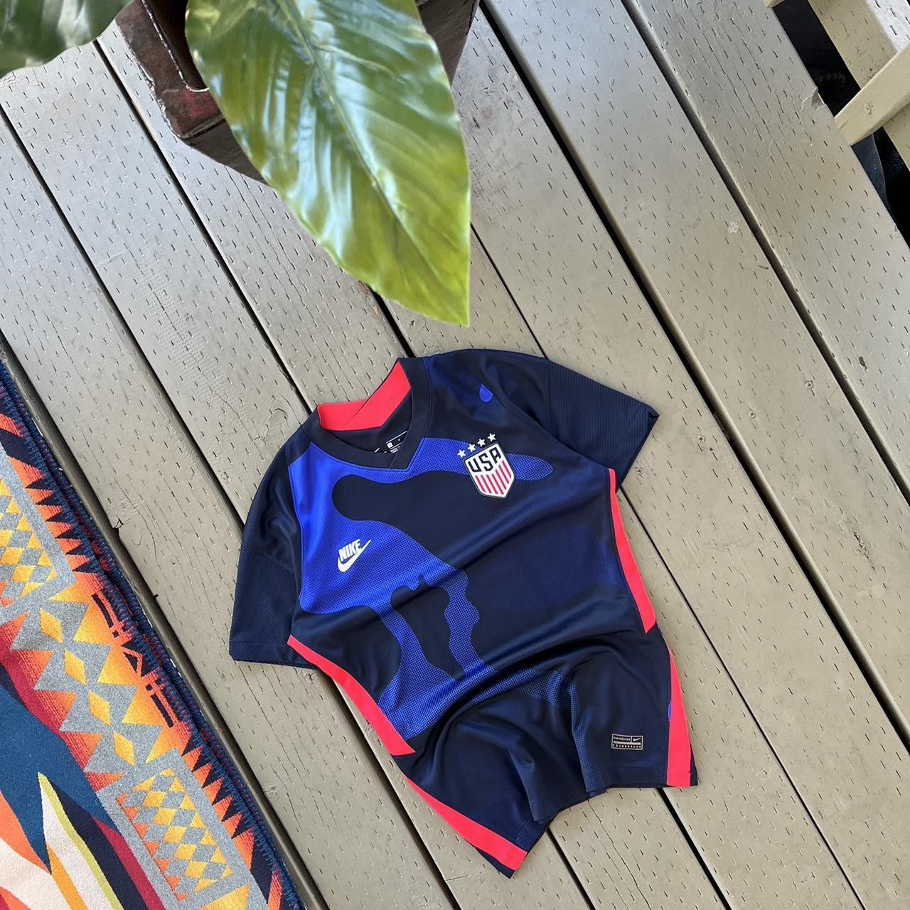 Nike × Vintage Usa Soccer Jersey Size US S / EU 44-46 / 1 - 3 Thumbnail