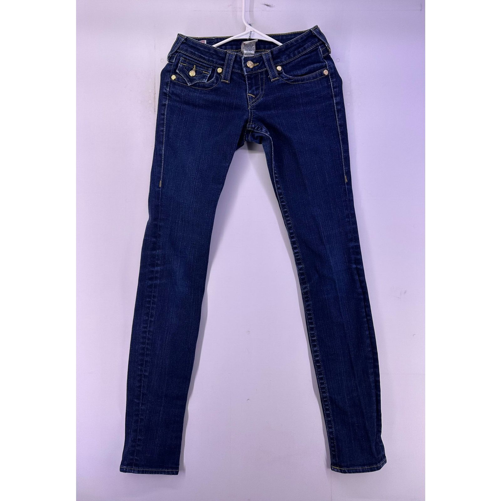 True Religion True Religion Blue Women’s Skinny Jeans Size 26 Size 26" / US 2 / IT 38 - 3 Thumbnail