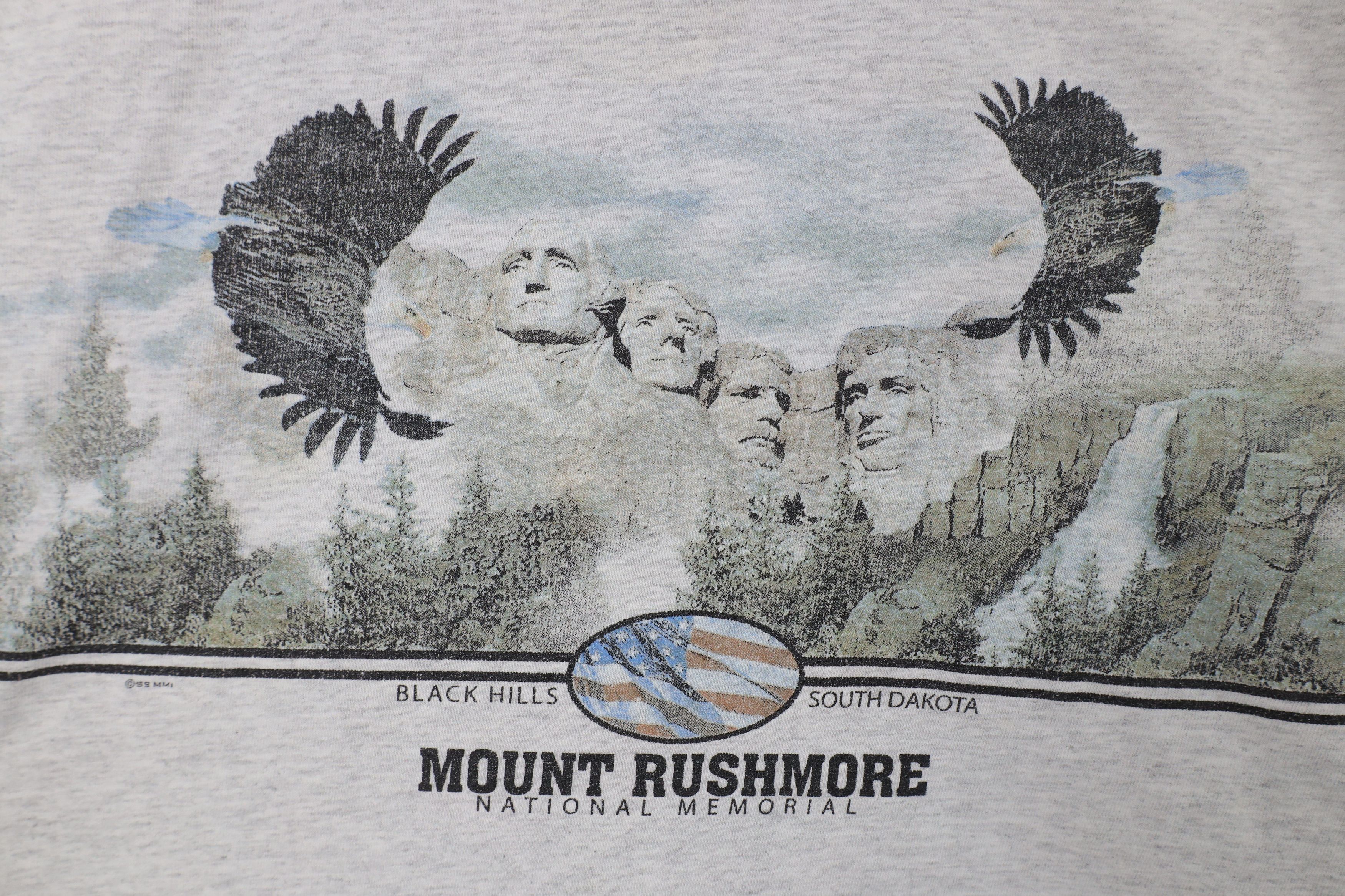 Vintage Vintage 90s Streetwear All Over Print Mount Rushmore T-Shirt Size US XXL / EU 58 / 5 - 4 Thumbnail