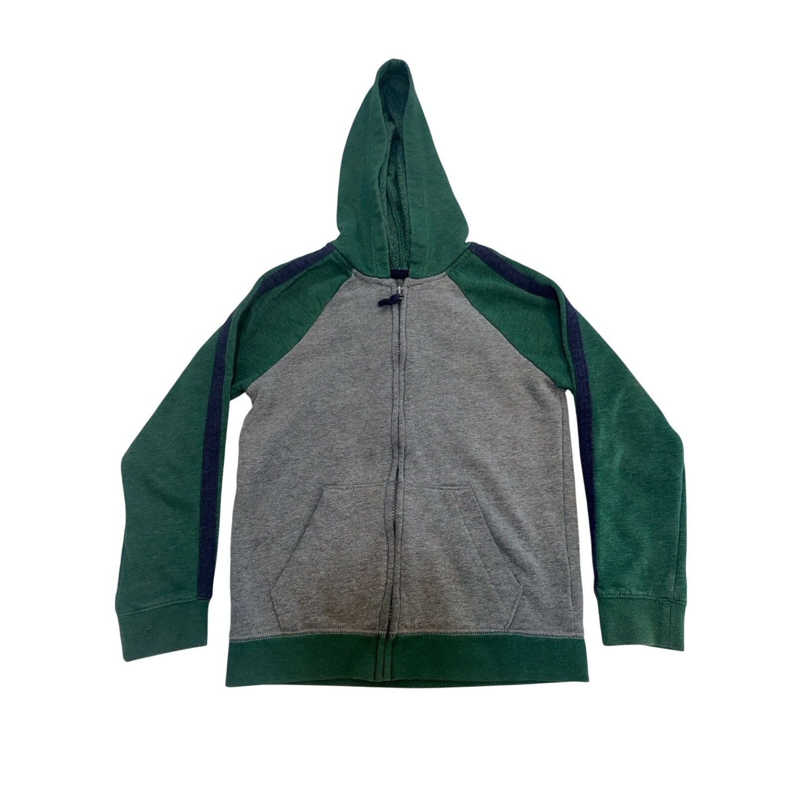Other Cat & Jack Boys Hoodie Zip Up Sweatshirt Green/Gray M (8/10) Size US M / EU 48-50 / 2 - 1 Thumbnail