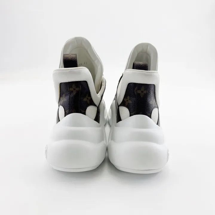 Louis Vuitton Louis Vuitton Casual Sneakers in White and Brown -2508 Size US 8 / EU 41 - 3 Thumbnail