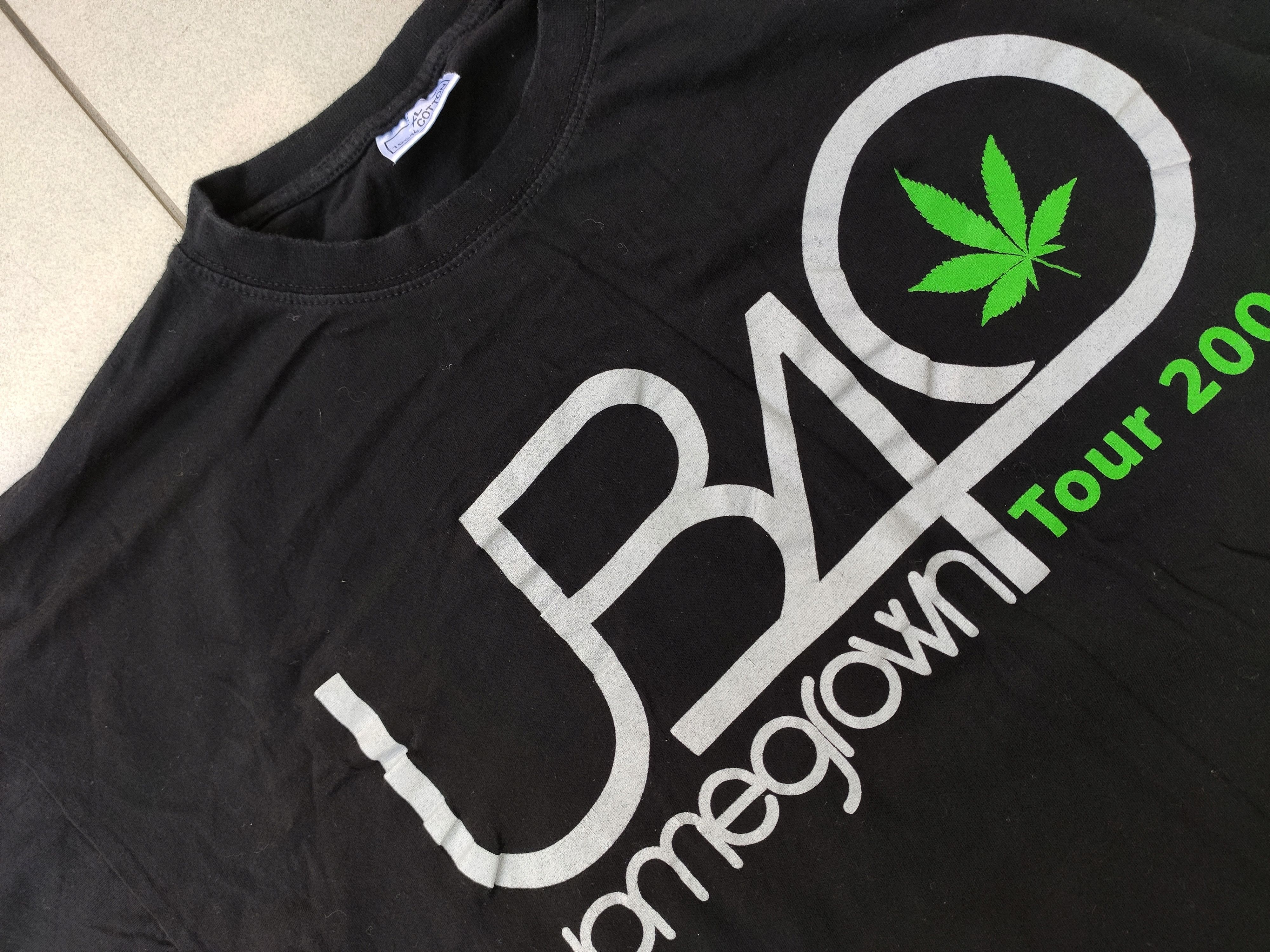 Band Tees × Vintage Vintage UB40 band tee grown weed 90s usa Size US L / EU 52-54 / 3 - 9 Thumbnail