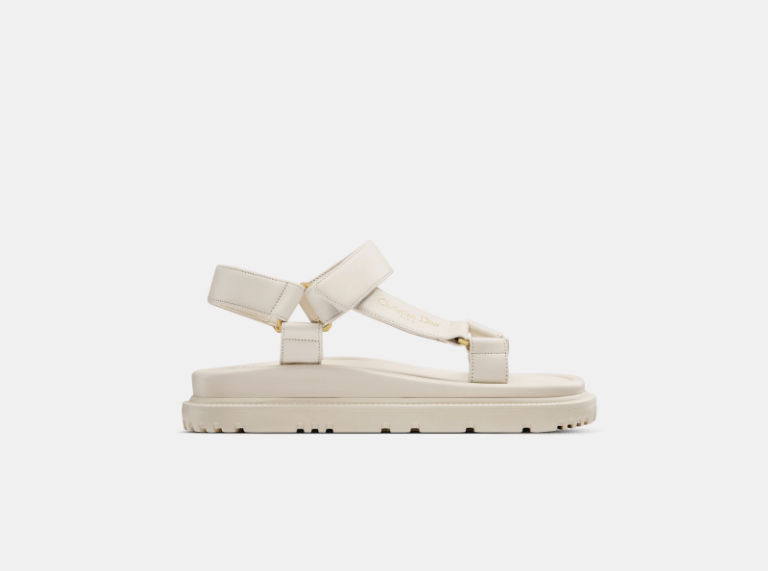 Dior o1w1db10126 KCQ893 D-Wave Sandals in White Size US 10 / IT 40 - 1 Thumbnail