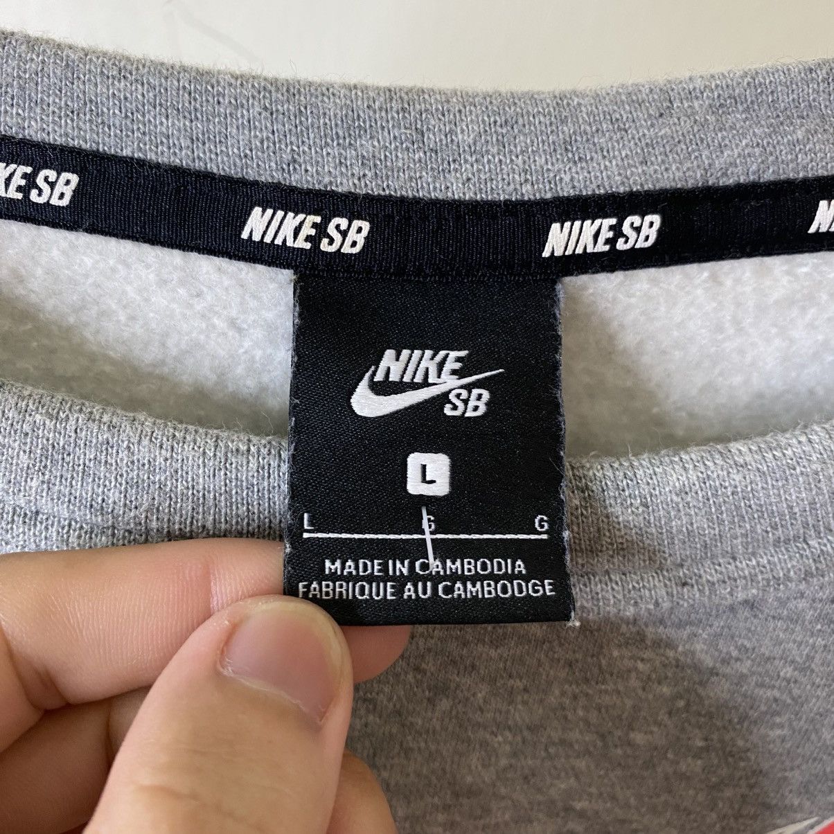 Nike Vintage Y2K Nike SB Skateboard Skater Sweatshirt Size US L / EU 52-54 / 3 - 3 Thumbnail