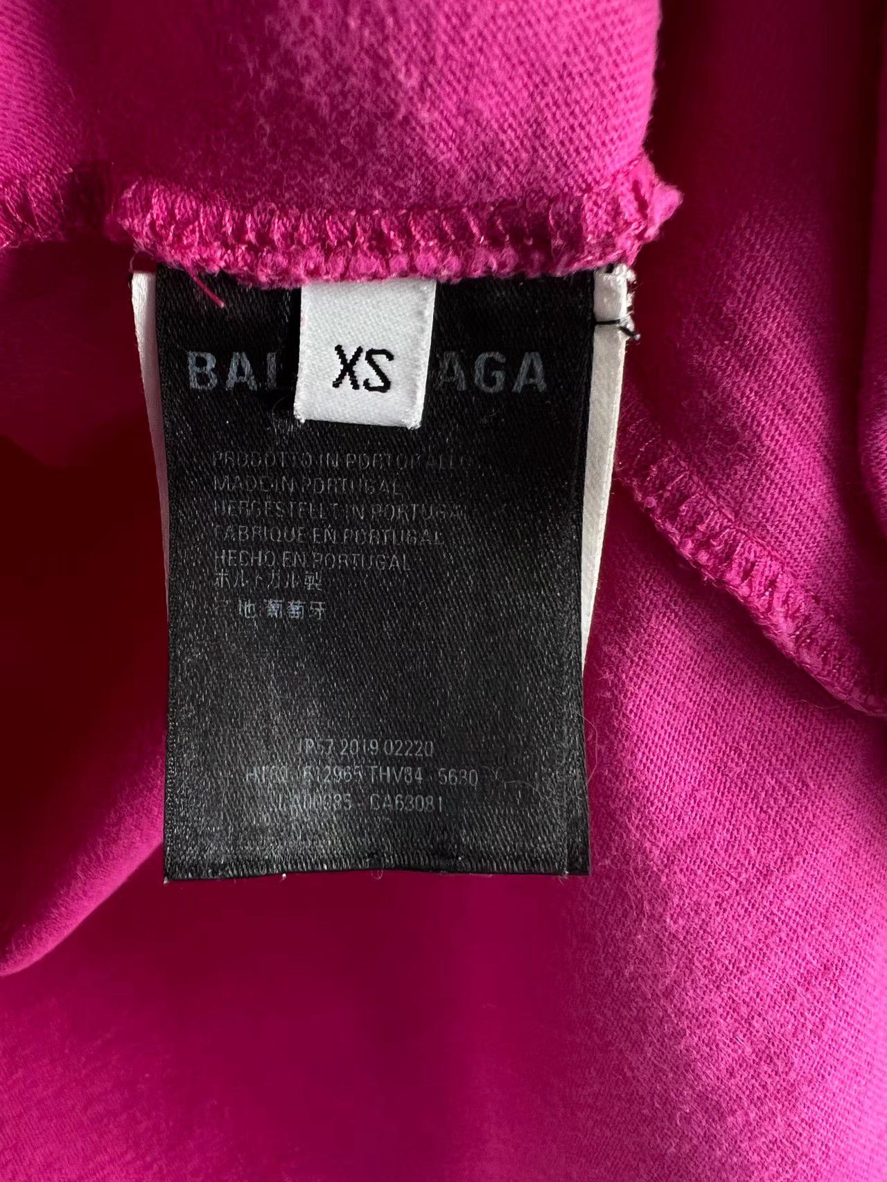 Balenciaga BALENCIAGA Pink Short Sleeve T-shirt K1 Size XS / US 0-2 / IT 36-38 - 4 Thumbnail