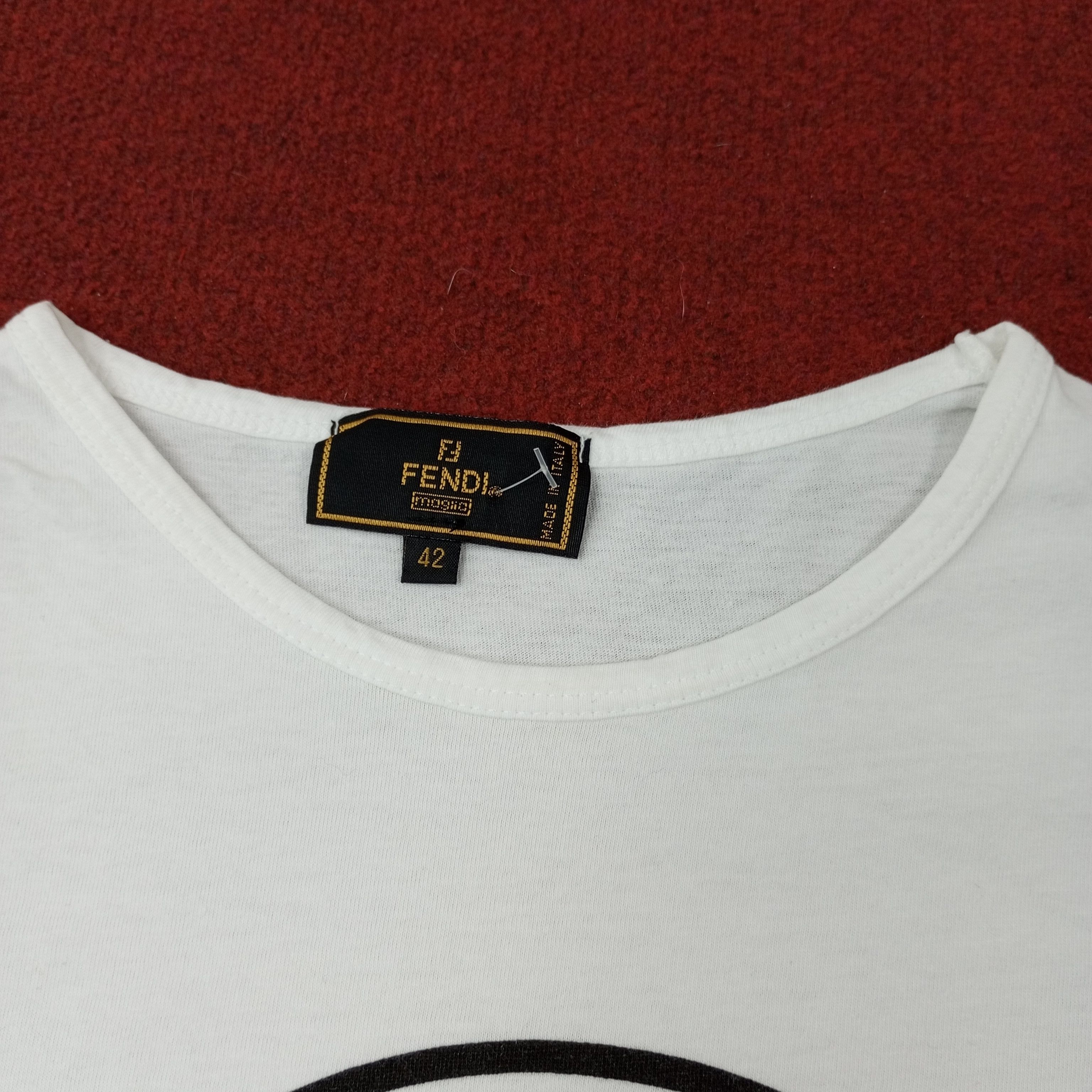 Vintage Fendi Italian Fashion Brand Tshirt C219N43 Size US M / EU 48-50 / 2 - 3 Thumbnail