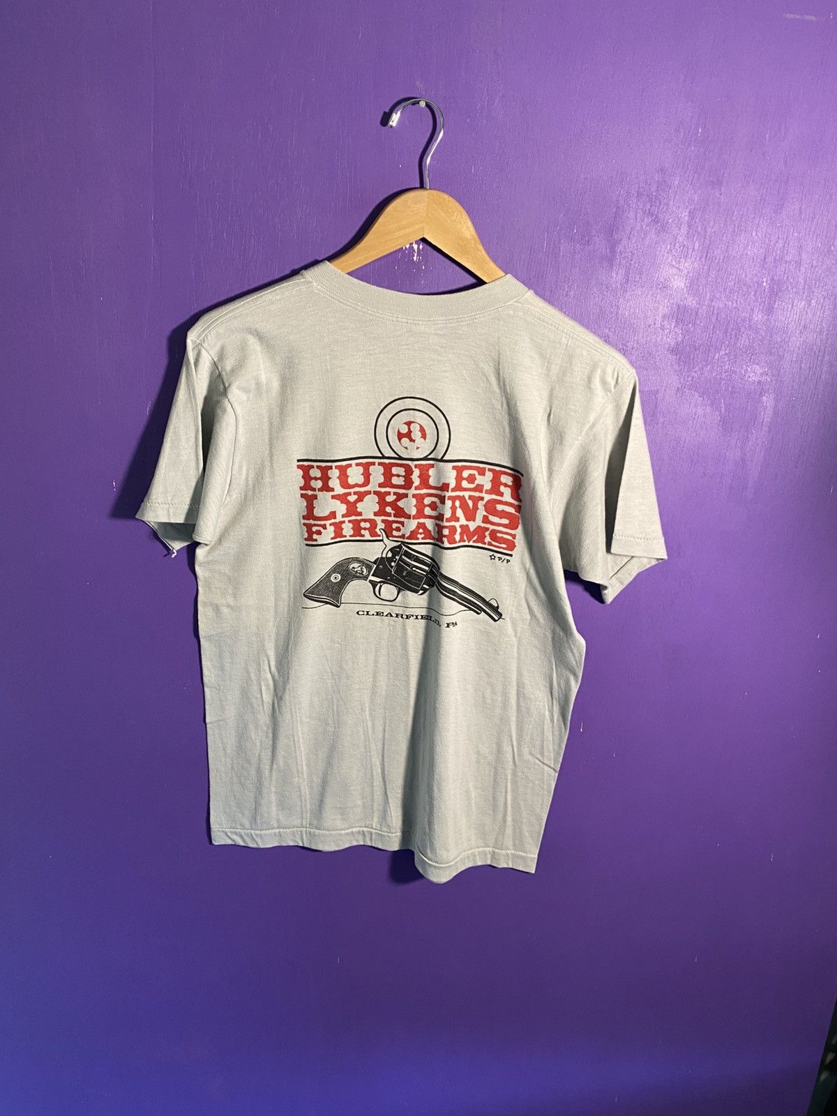 Other Vintage 80s Lyken firearms revolver mullet tee Size US M / EU 48-50 / 2 - 2 Thumbnail