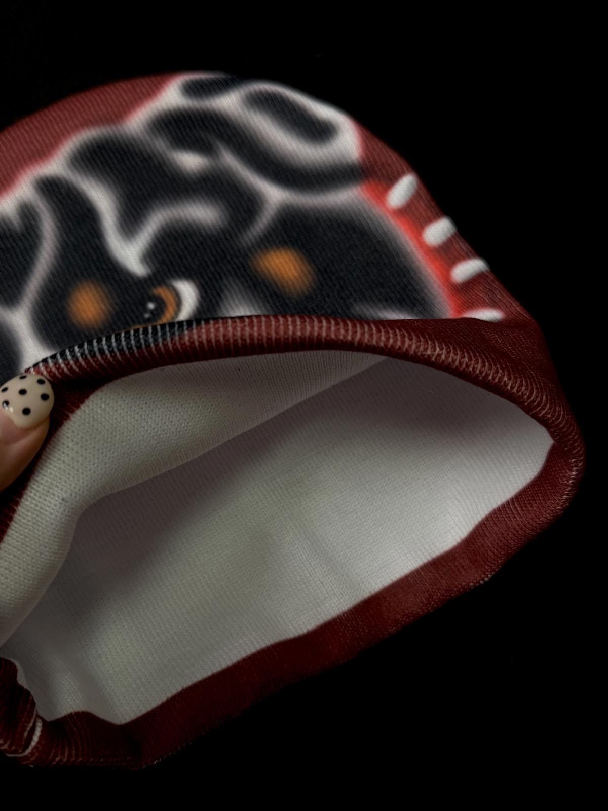 Japanese Brand Rare Y2k Rottweiler Graphic No Cuff Knit Beanie Hat Multi OS Size ONE SIZE - 4 Thumbnail